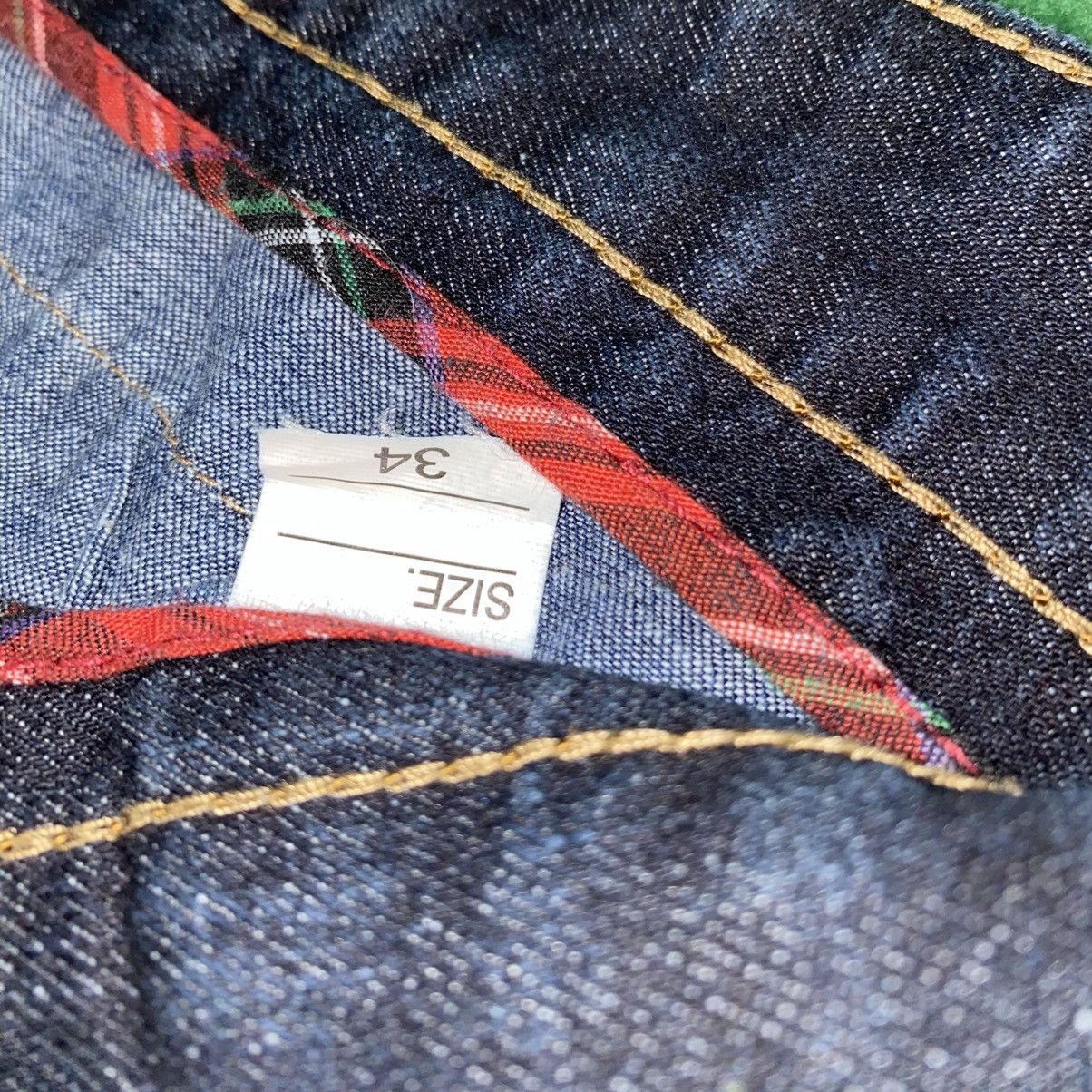 Japanese Brand Biepa Patchwork Jeans | Reconstructed Mixed Fabric | Size 34 Size US 34 / EU 50 - 9 Thumbnail