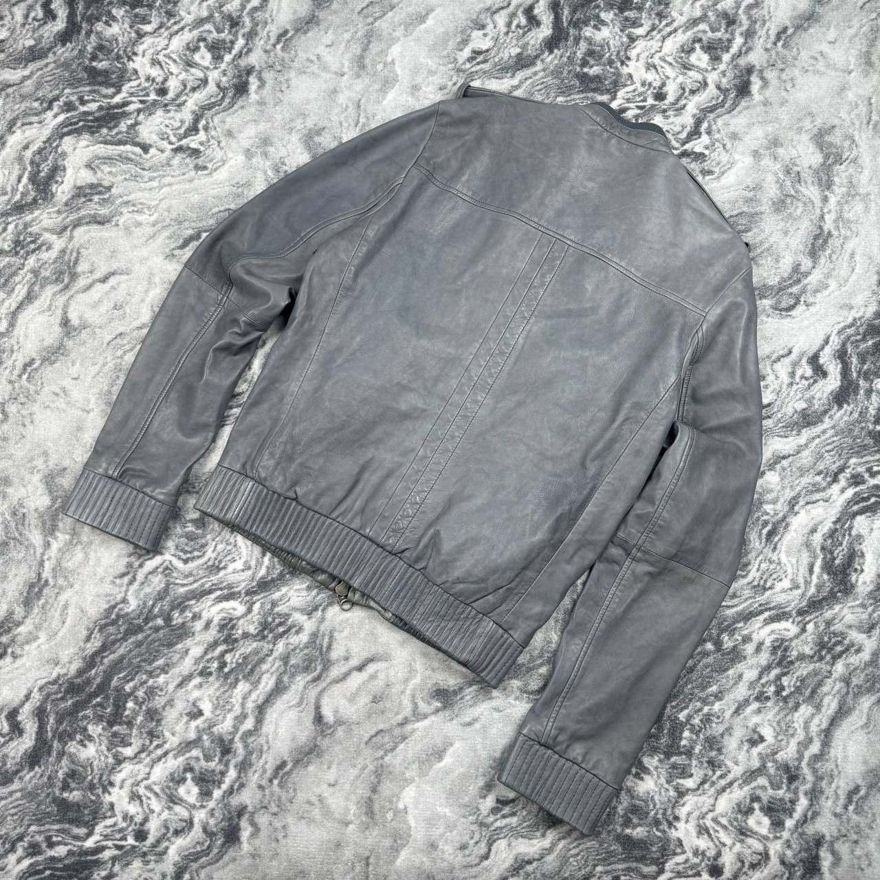 Allsaints Vintage Allsaints Leather Bomber Jacket Biker 00s Y2K Size US M / EU 48-50 / 2 - 13 Thumbnail