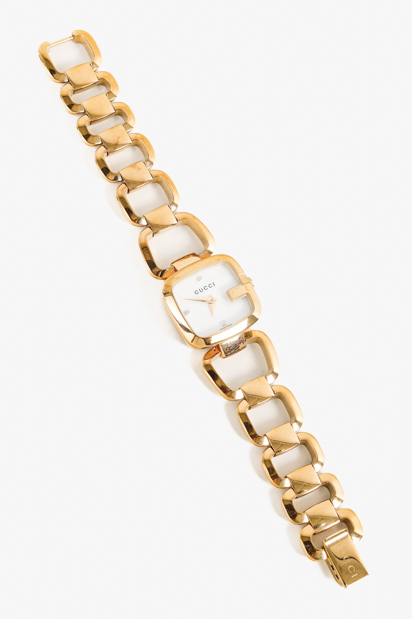 Gucci Gucci 125.5 G Gold-Tone Bracelet Watch Size ONE SIZE - 1 Thumbnail