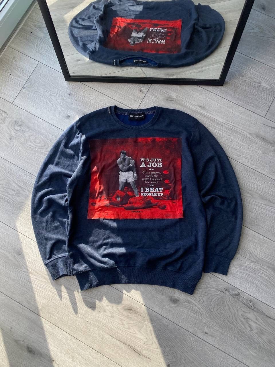 Dolce & Gabbana Vintage Dolce & Gabbana Mukhamed Ali Sweatshirt L Size US L / EU 52-54 / 3 - 2 Thumbnail