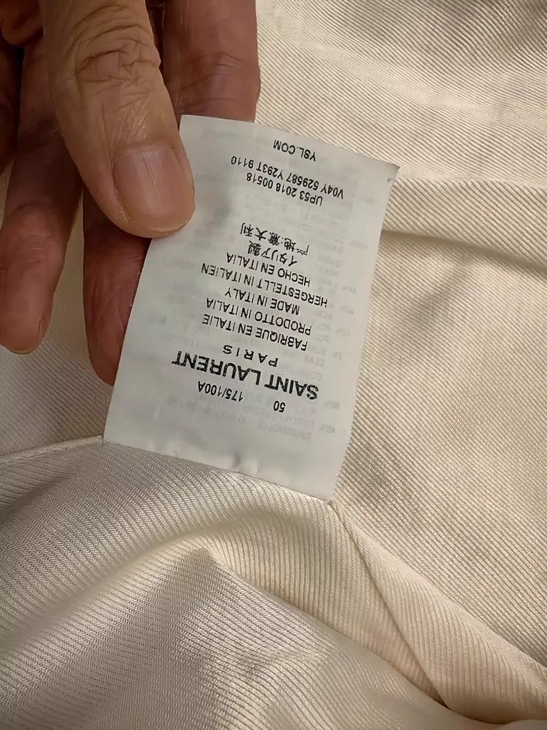 Yves Saint Laurent saint laurentCream Plush Jacket 2503-Nextarrow Size US M / EU 48-50 / 2 - 8 Thumbnail