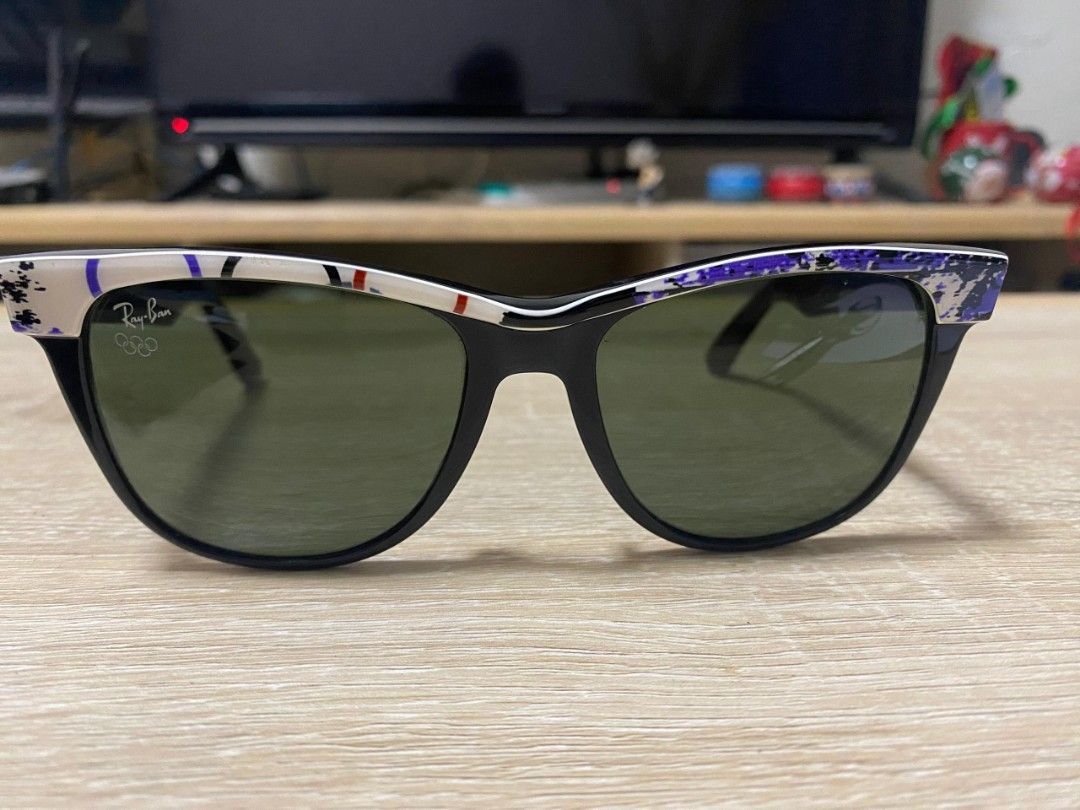 RayBan × USA Olympics × Vintage Vintage Rayban Wayfarer ll Olympic Innbsbruck Size ONE SIZE - 2 Thumbnail