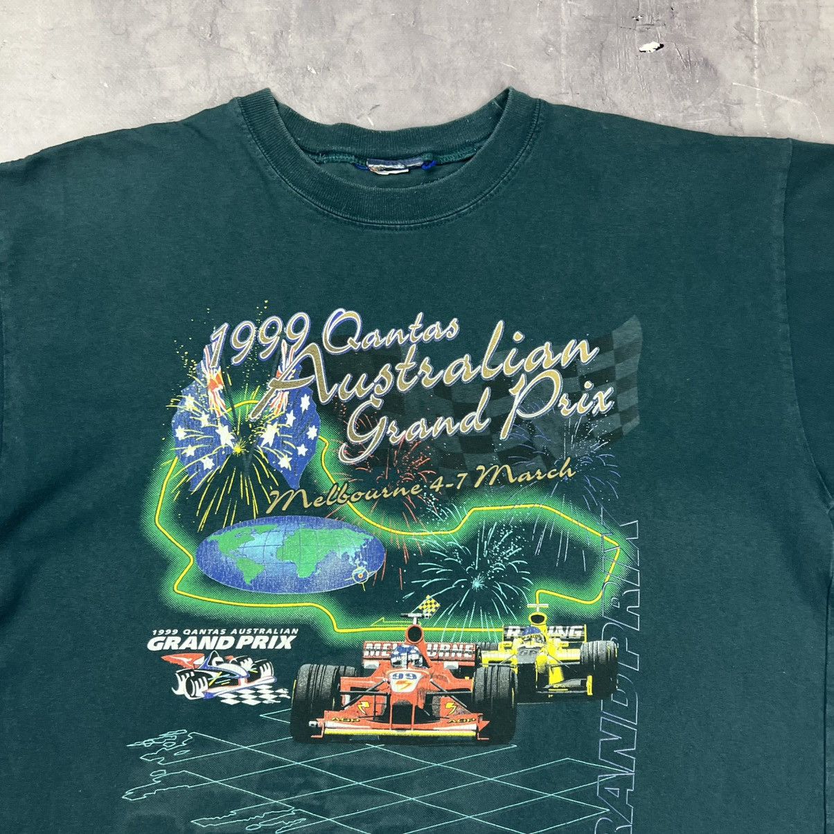 Sports Specialties Rare! Qantas Australia Grand Prix Vintage Tee 1999 Size US XL / EU 56 / 4 - 4 Thumbnail