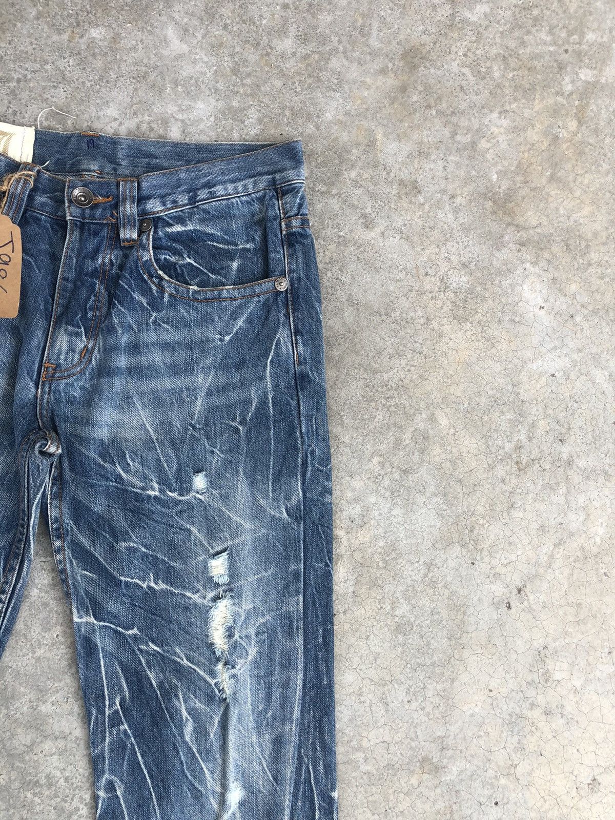 If Six Was Nine Japanese Antfui Flared Jeans Distressed Jeans Size US 31 - 5 Thumbnail