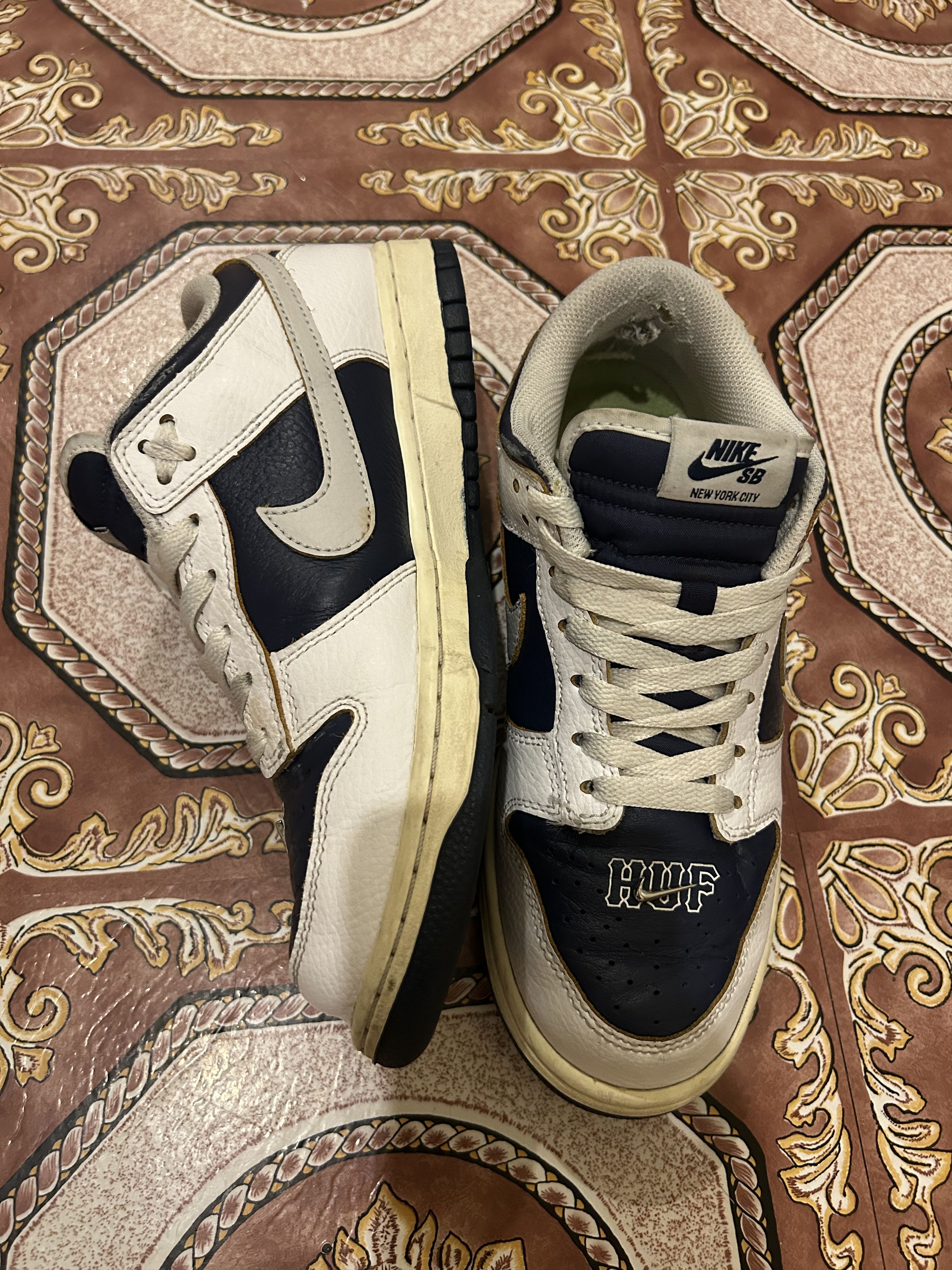 Huf × Nike Dunk Low SB x HUF 'New York' Size US 7.5 / IT 37.5 - 2 Thumbnail