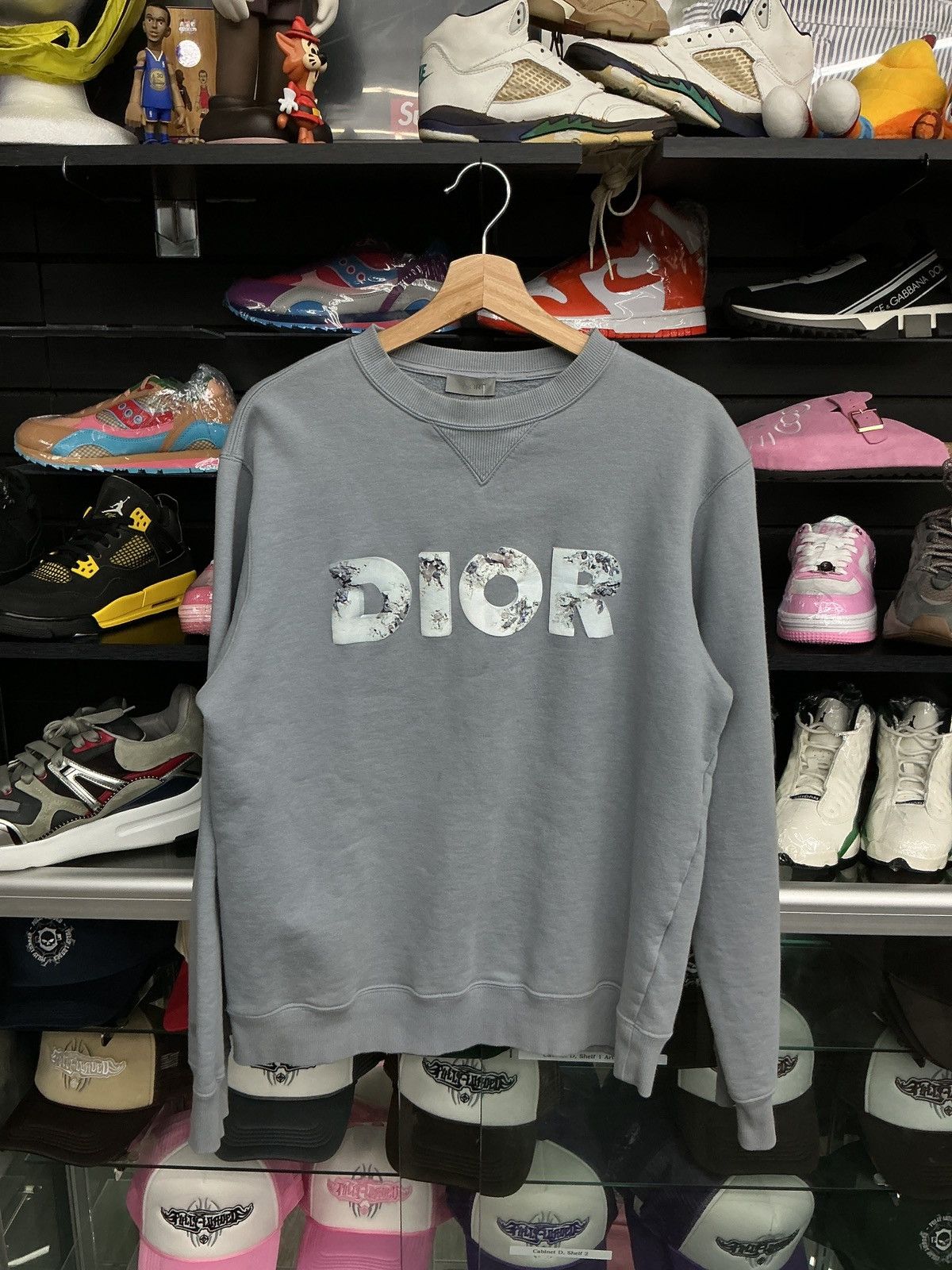 Dior Dior x Daniel Arsham logo sweater sz L Size US L / EU 52-54 / 3 - 1 Thumbnail