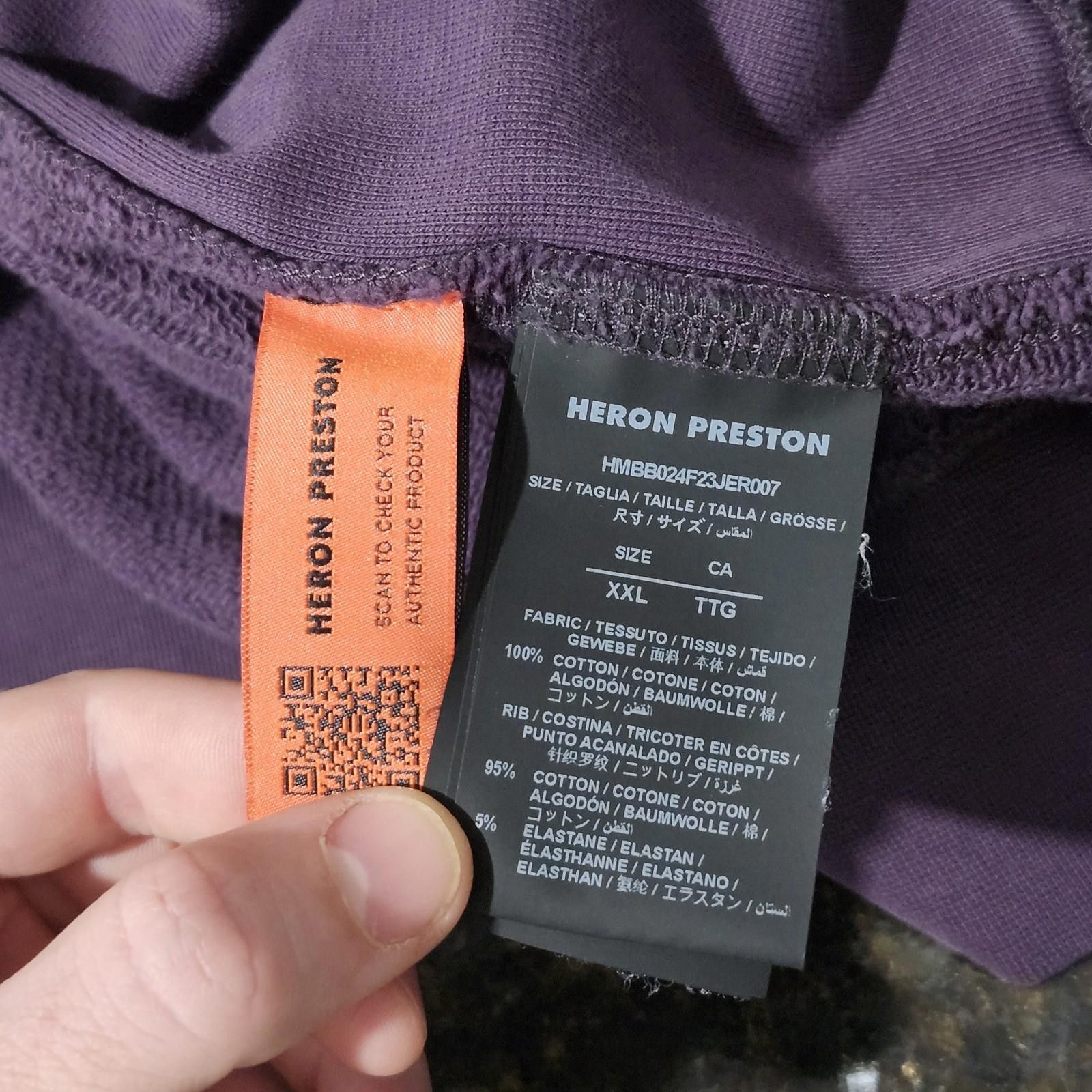 Heron Preston Heron Preston Fly Hoodie Oversized Baggy Thick Mens XXL Size US XXL / EU 58 / 5 - 4 Thumbnail
