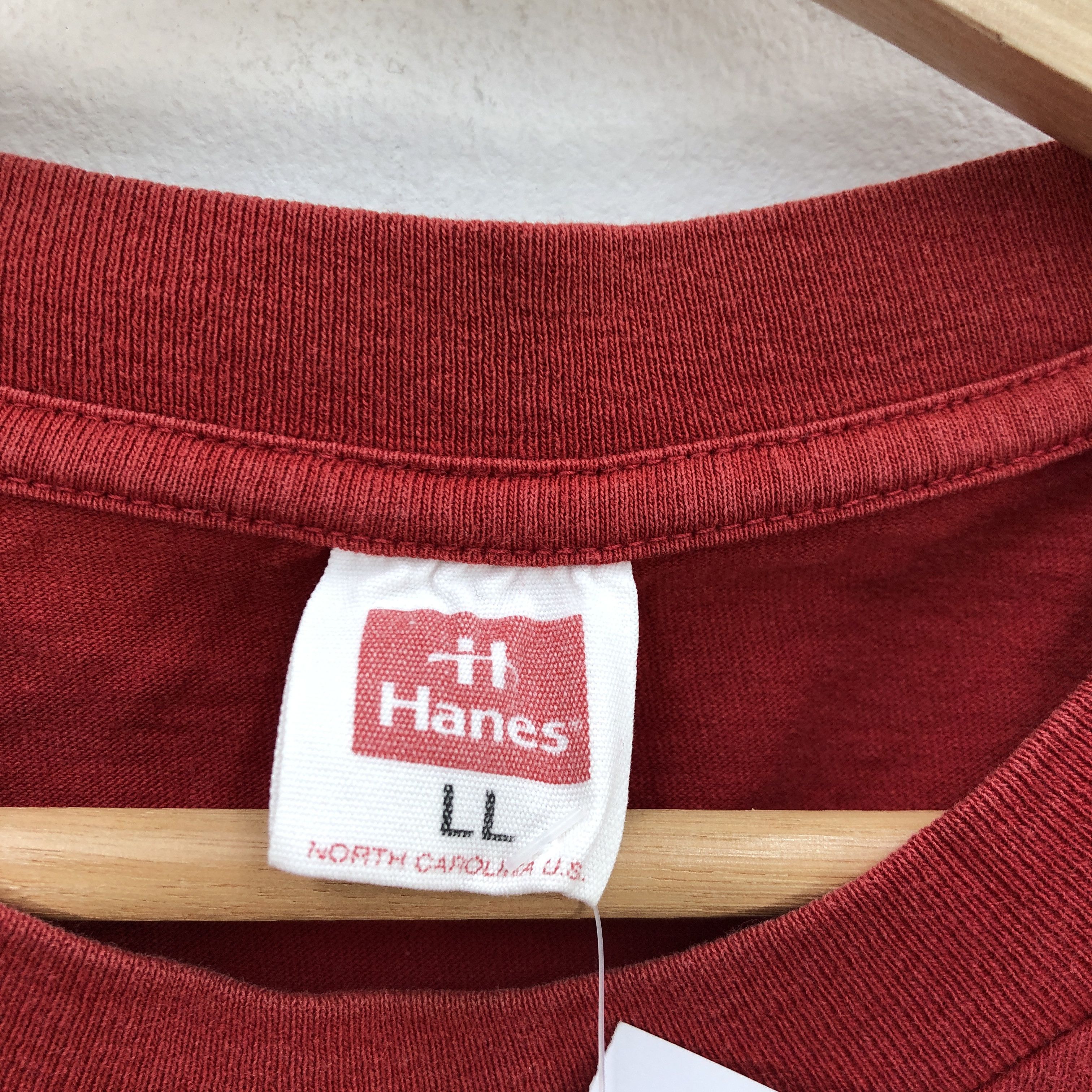 Hanes Vintage Hanes T Shirt American Spirit Hanes Tees Size US L / EU 52-54 / 3 - 3 Thumbnail