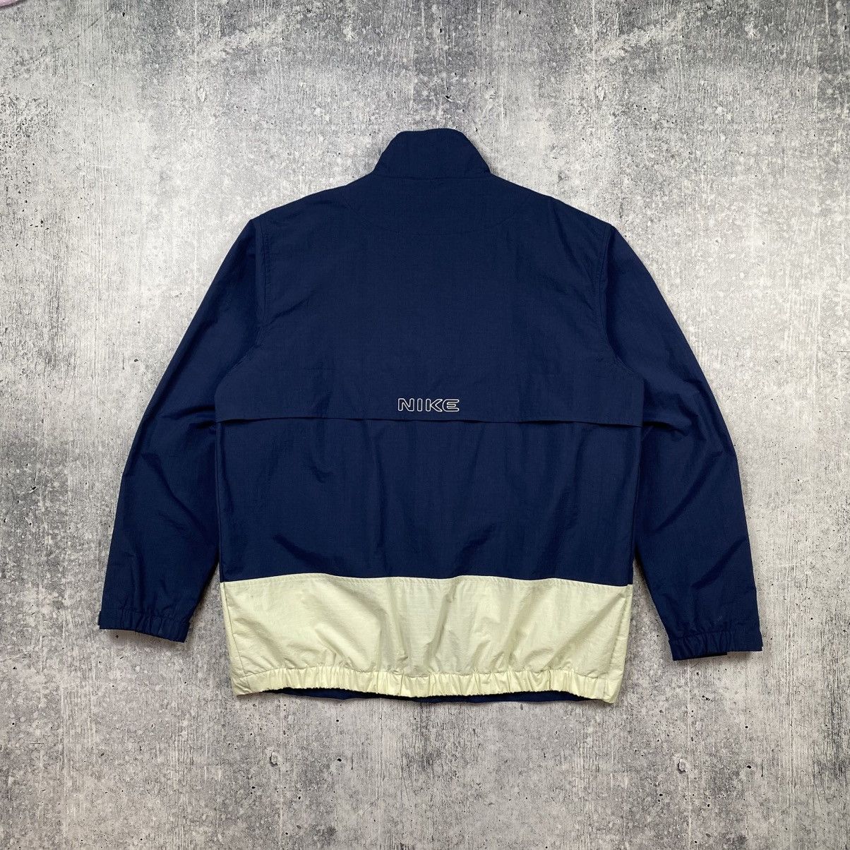 Nike × Vintage Vintage Nike Jacket Swoosh Logo 00s Drill Y2K Size L Size US L / EU 52-54 / 3 - 8 Thumbnail
