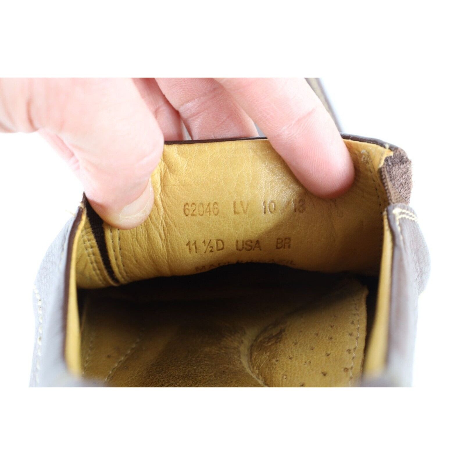 Sandro Moscoloni Sandro Moscolini Distressed Brazil Leather Slip On Loafers Size US 11.5 / EU 44-45 - 9 Thumbnail