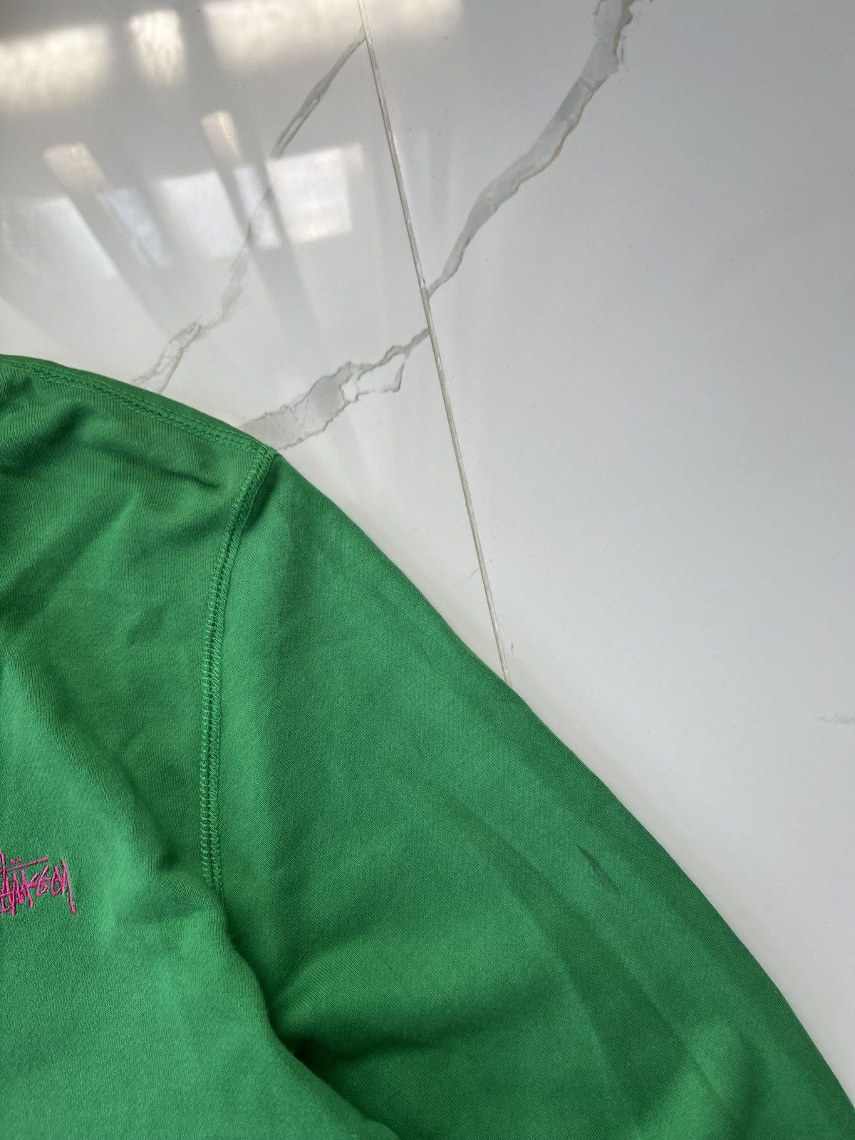 Stussy × Vintage 00’s STUSSY AUTHENTIC ZIP HOODIE Y2K SMALL LOGO RARE Size US S / EU 44-46 / 1 - 9 Thumbnail