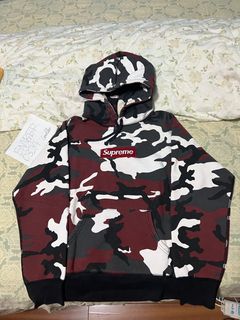 Supreme Camo Box Logo Hoodie | Grailed