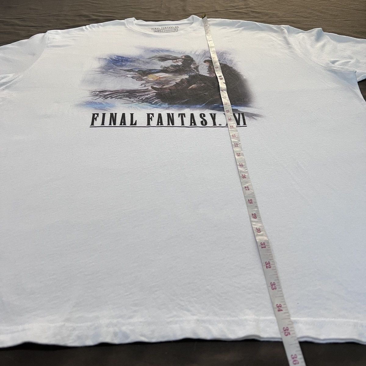 The Game Final Fantasy XVI 16 Tee 4XL Oversized Manga Anime Size US XXL / EU 58 / 5 - 8 Thumbnail