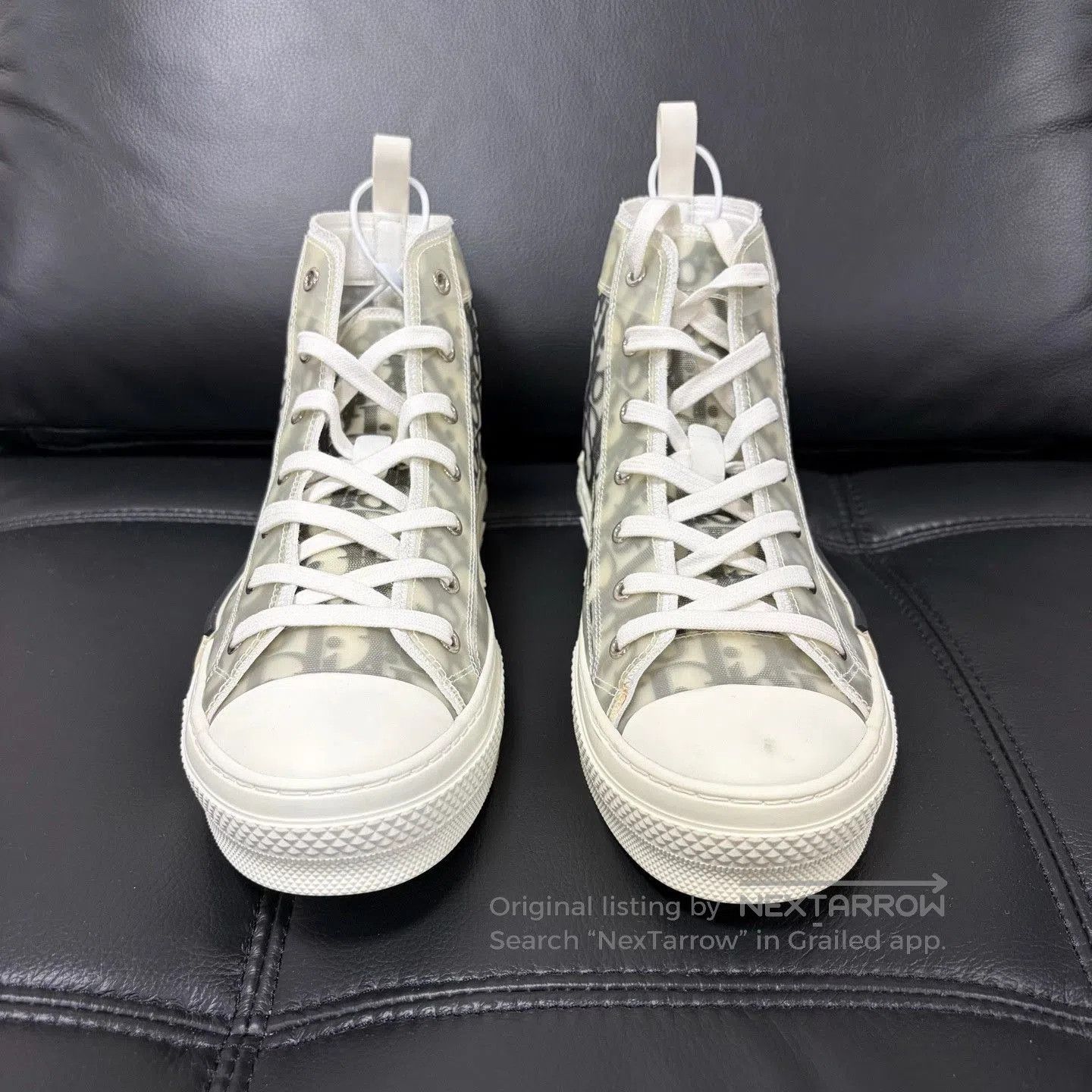 Dior Dior B23 High-Top White Sneakers. Size US 9 / EU 42 - 3 Thumbnail