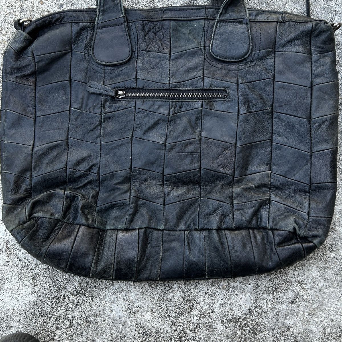 Handmade Vintage Genuine leather Bag Skull feel like chrome Size ONE SIZE - 8 Thumbnail