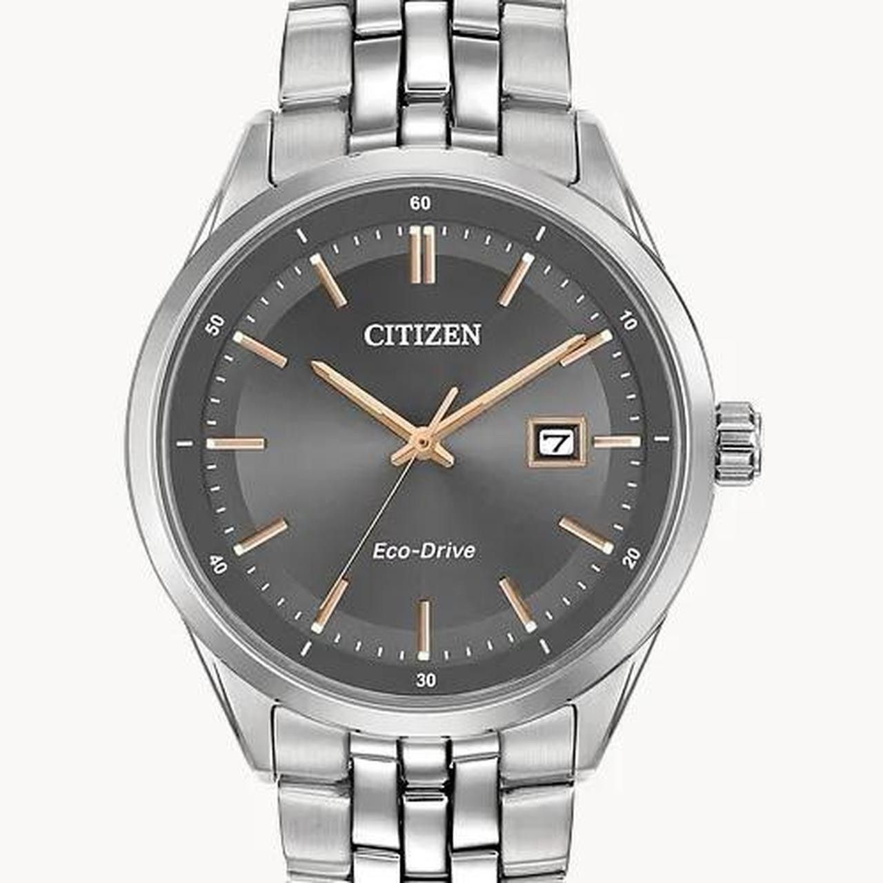 Citizen Citizen Eco-Drive silver Addyson men's watch with 40mm case Size ONE SIZE - 2 Thumbnail