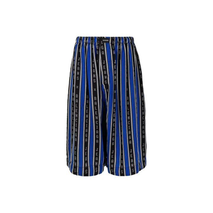 Balenciaga Balenciaga Balenciaga SS22 Striped Loose Shorts for Men -2 Size US 44 / EU 60 - 1 Thumbnail