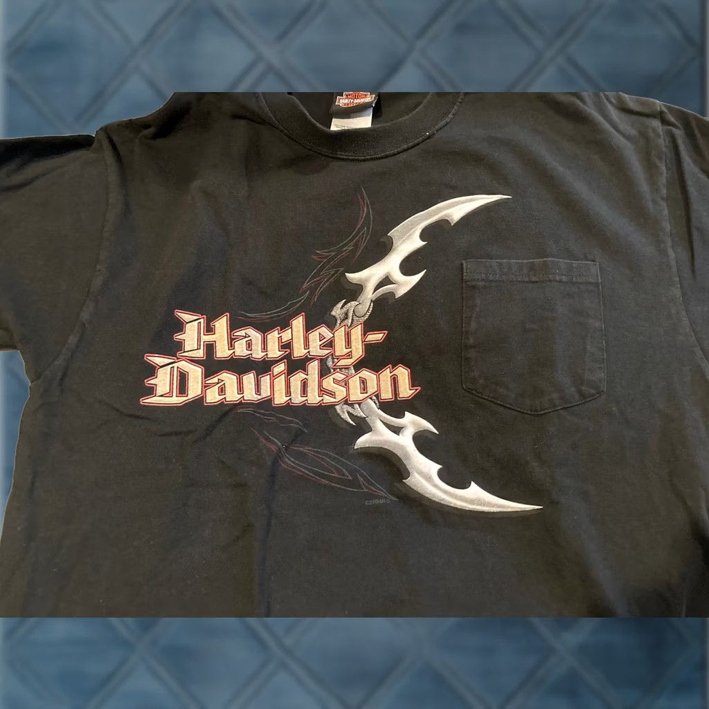 Harley Davidson Harley Davidson Pocket T Shirt Large Shenandoah VA Size US L / EU 52-54 / 3 - 1 Thumbnail