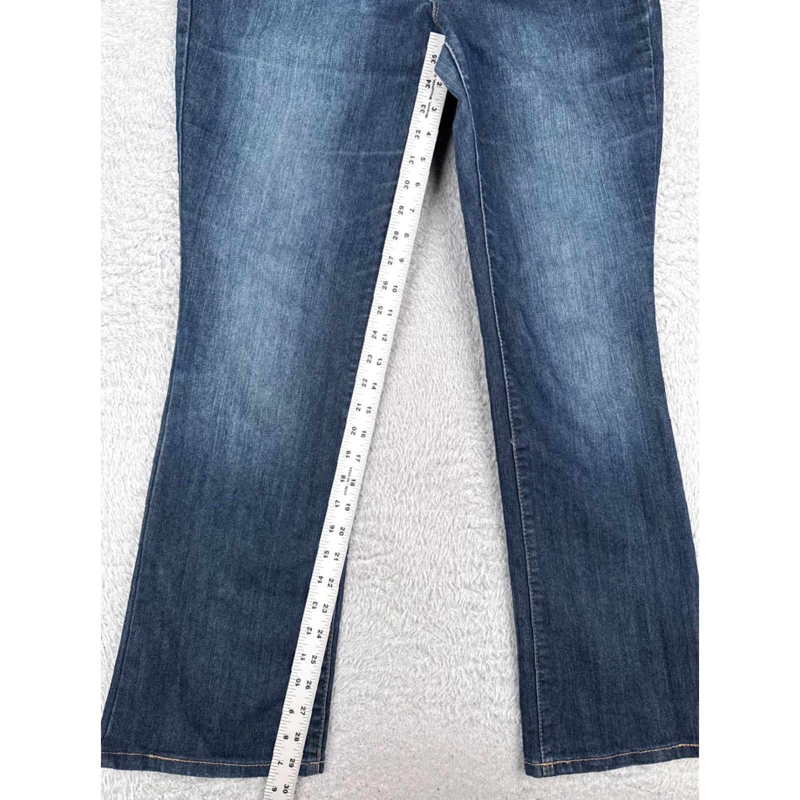 Faded Glory Faded Glory Jeans Womens 10P Blue Denim Stretch Bootcut Cotton Blend 32x30 Size 32" / US 10 / IT 46 - 7 Thumbnail