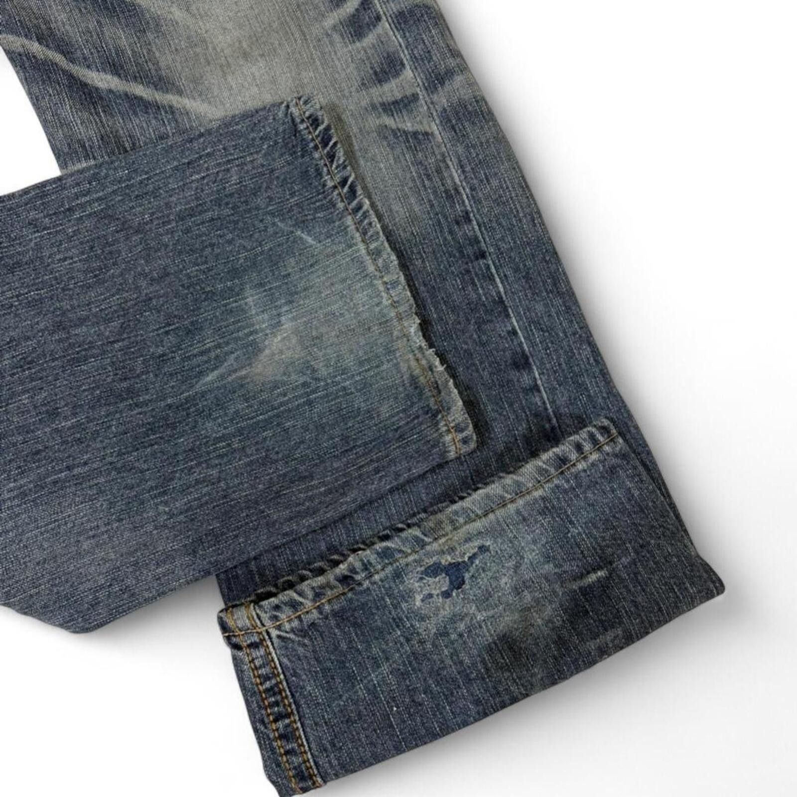 Edwin Exclusive Vintage EDWIN denim jeans signature logo design Size US 34 / EU 50 - 8 Thumbnail