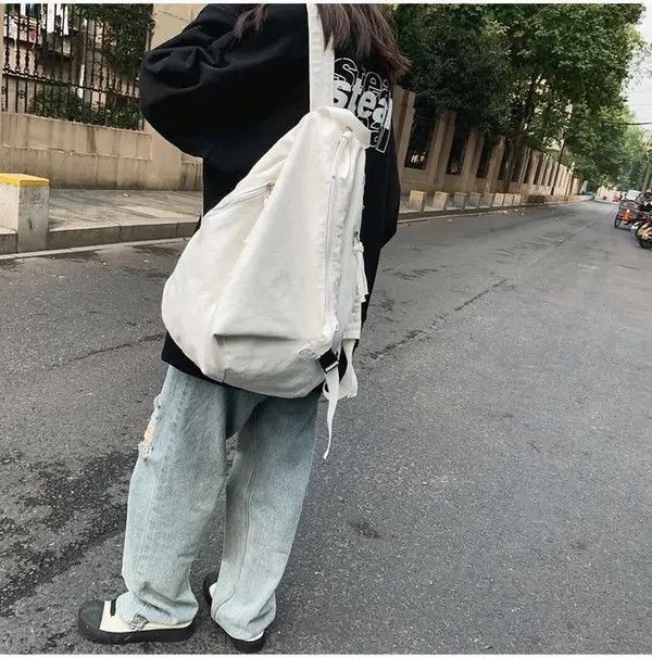 VIBE Fashion Canvas Backpack Bag Vintage Size ONE SIZE - 2 Thumbnail