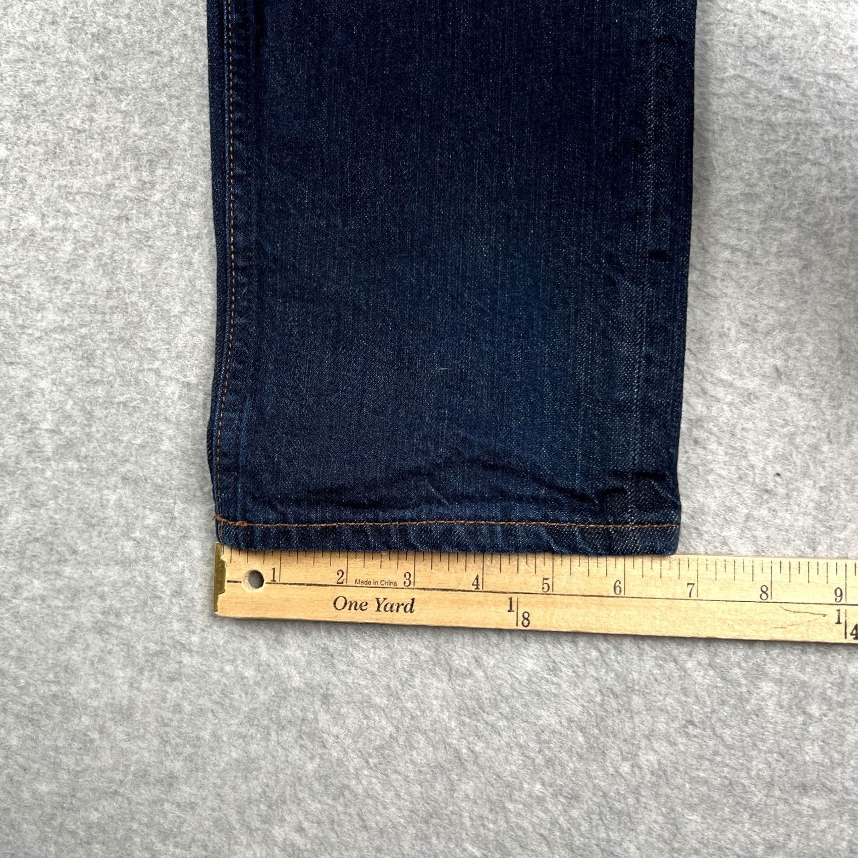 Denime Unbranded UB222 Tapered Selvedge Jeans 11oz Stretch Denim 32x32 Blue Mens Size US 32 / EU 48 - 7 Thumbnail