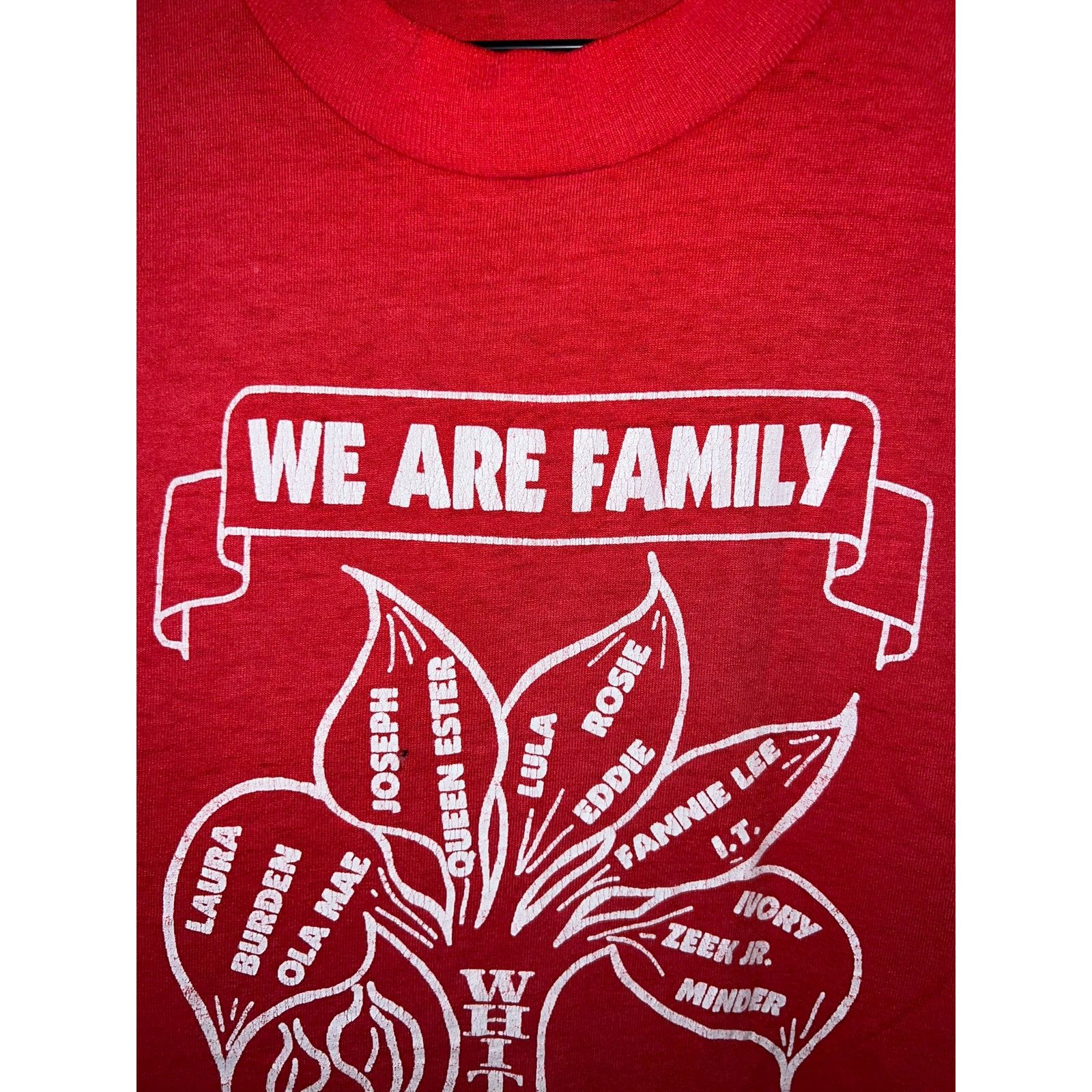 Vintage Vintage Family Tree Shirt Zeek & Melissa White Tee VTG L Size US L / EU 52-54 / 3 - 4 Thumbnail