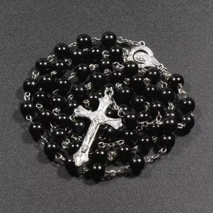 Jewelry Saint Benedict Rosary Necklace Chain Catholic Church Jesus Size ONE SIZE - 5 Thumbnail