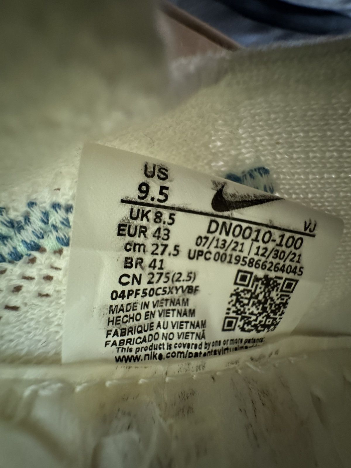 Nike Nike Space Hippie 01 “White Dutch Blue” Size US 9.5 / EU 42-43 - 6 Thumbnail