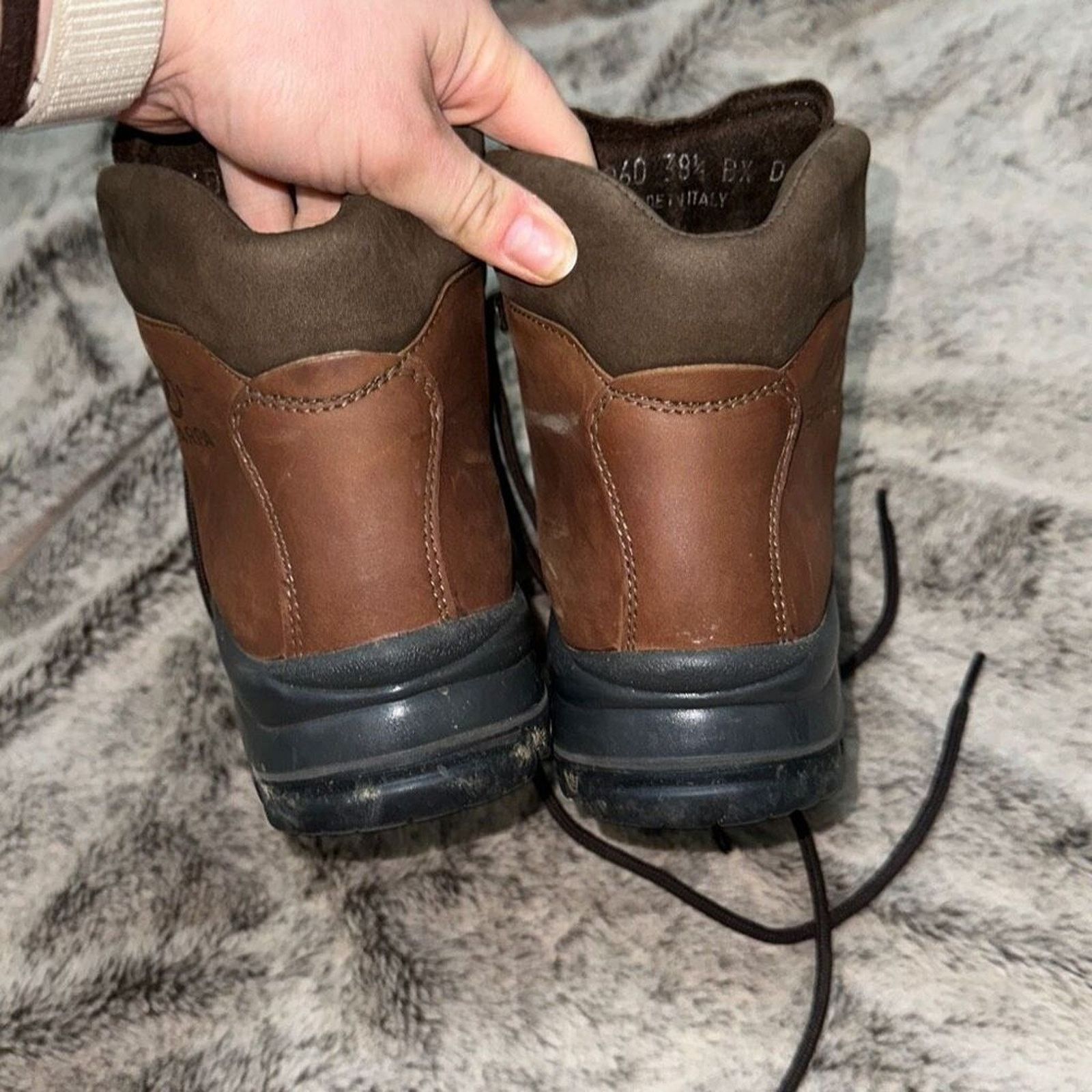 Scapa Sports Scarpa Brown Leather Vibram Sole Hiking Boots | Sz 38.5 Size US 8.5 / IT 38.5 - 6 Thumbnail