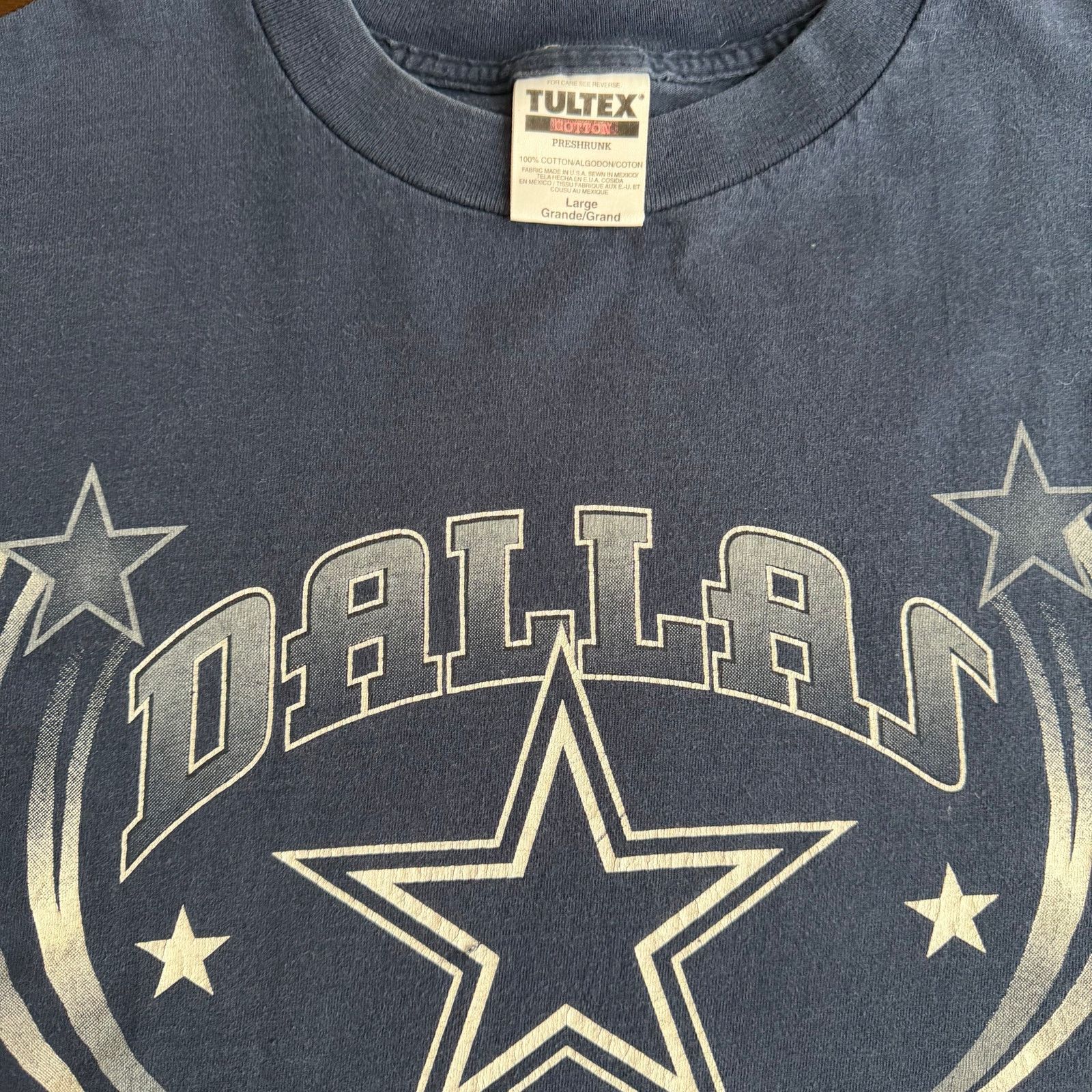 Tultex Vintage 90s Dallas Cowboys NFL Graphic T Shirt Tultex Large Size US L / EU 52-54 / 3 - 5 Thumbnail