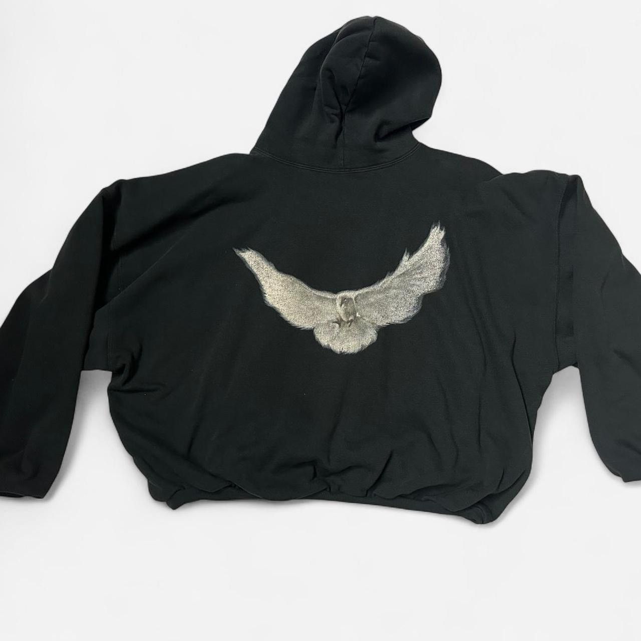 Balenciaga × Gap × Yeezy Yeezy Gap Balenciaga Dove Hoodie Washed Black Size US L / EU 52-54 / 3 - 2 Thumbnail
