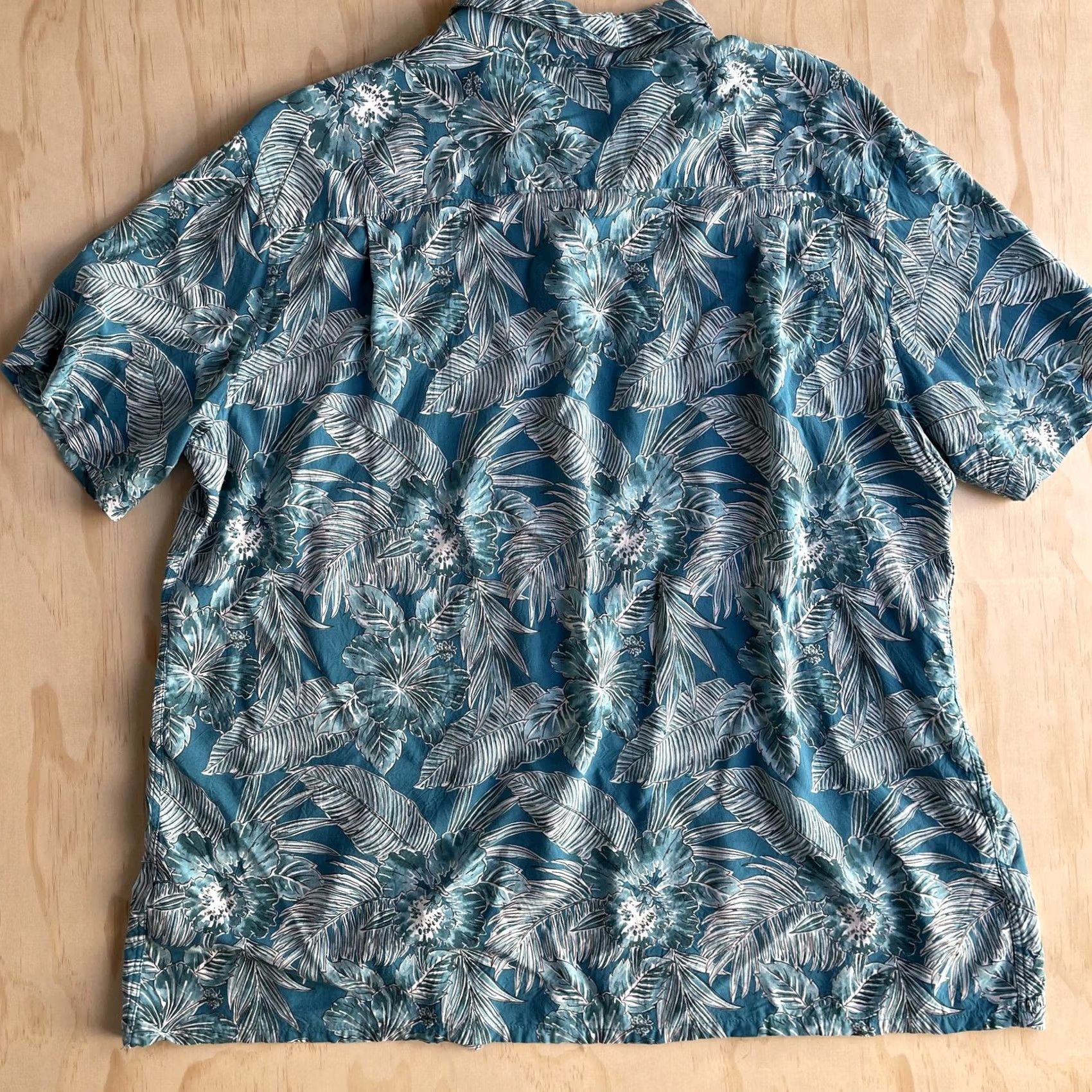 Vintage Campia Shirt Mens 2XL Blue Floral Hawaiian Tropical Short Sleeve Rayon Button Up Size US XXL / EU 58 / 5 - 4 Thumbnail