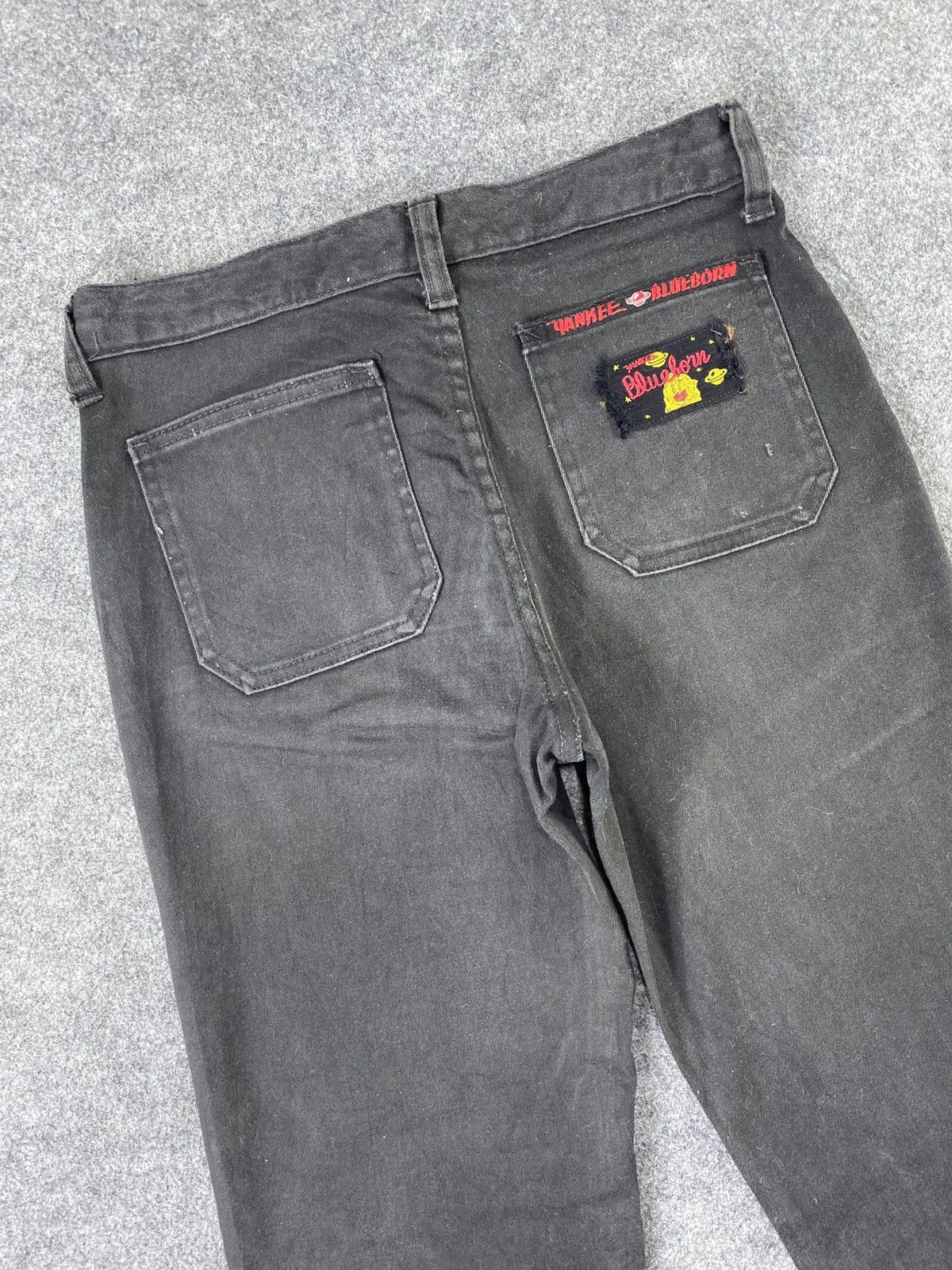 If Six Was Nine × Japanese Brand × Vintage Yankee Blueborn Bootcut Black Denim - J1129 Size US 28 / EU 44 - 6 Thumbnail