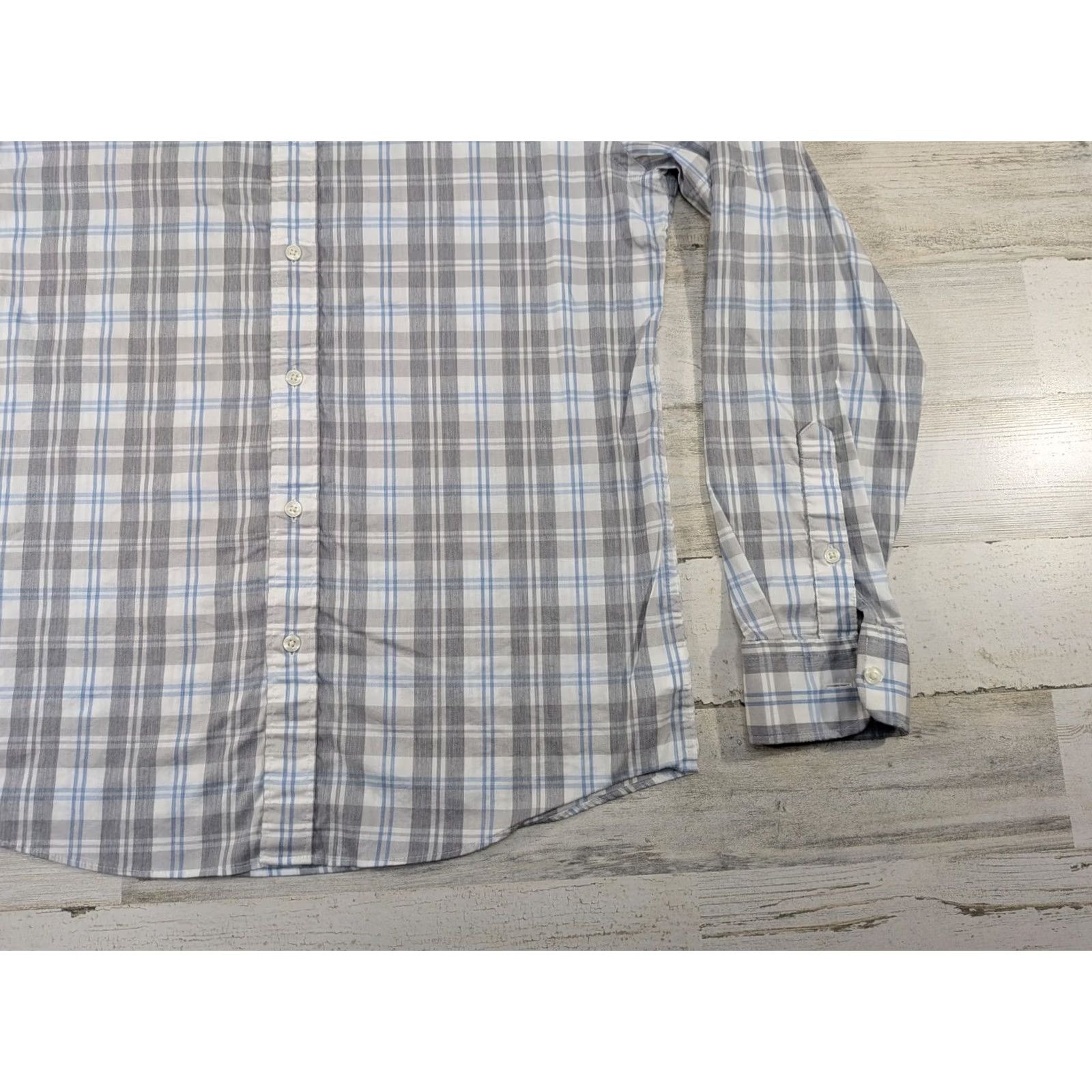 Faherty Faherty Shirt Mens Large Plaid Check Performance Stretch Button Up Shirt Size US L / EU 52-54 / 3 - 6 Thumbnail