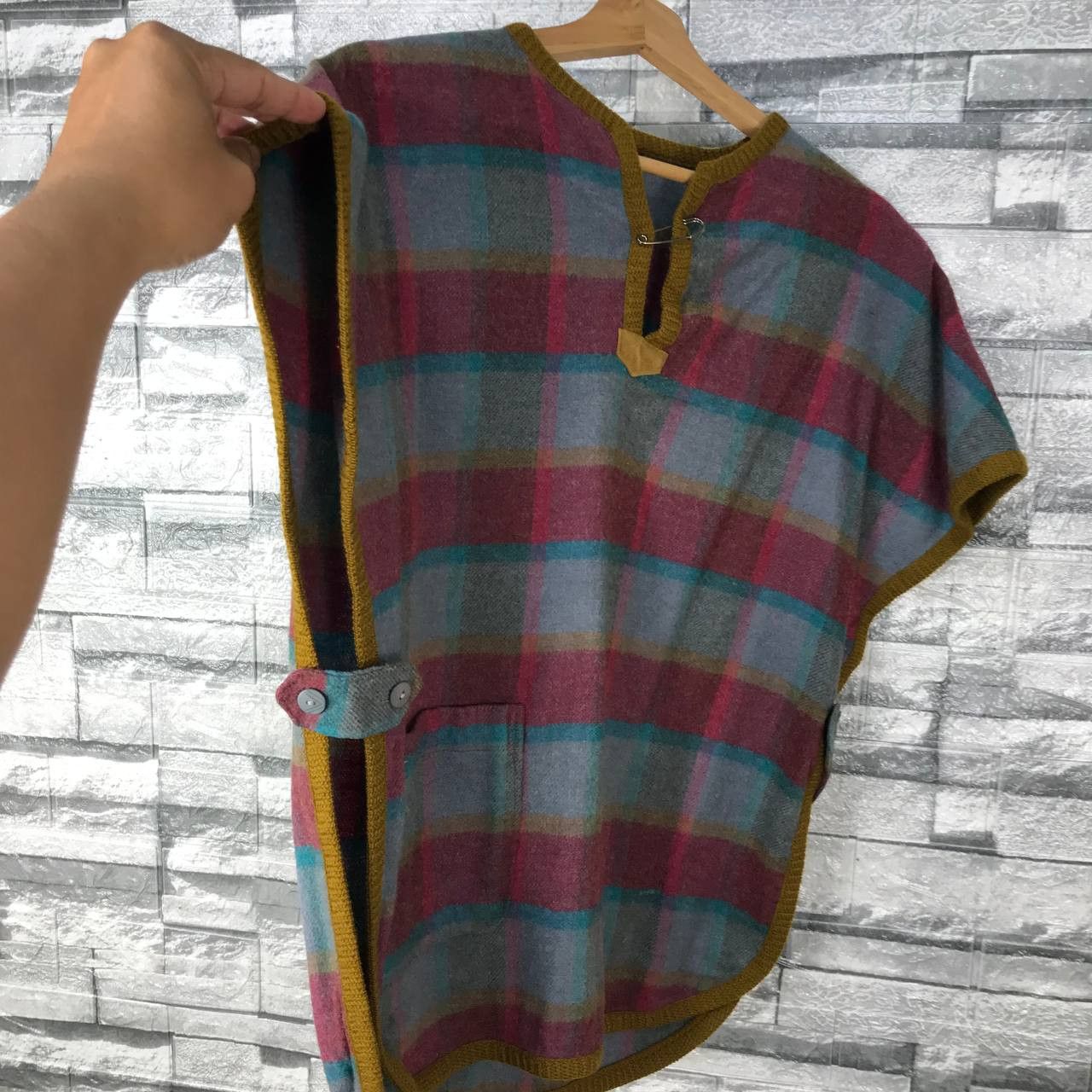Japanese Brand ISSEY MIYAKE STYLE VTG JAPANESE PONCHO TSHIRT SINGLE POCKET Size US M / EU 48-50 / 2 - 2 Thumbnail