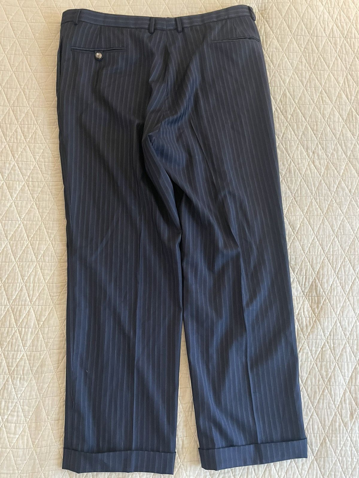 Paul Stuart All Year Weight Super 150's STUART III Suit Size 44L - 14 Thumbnail