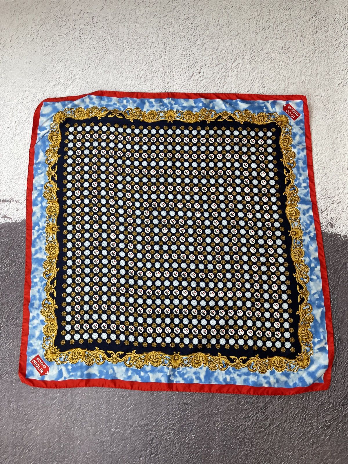 Mercedes-Benz Mercedes-Benz Collection Classic 1000 miglia silk scarf rare Size ONE SIZE - 1 Thumbnail