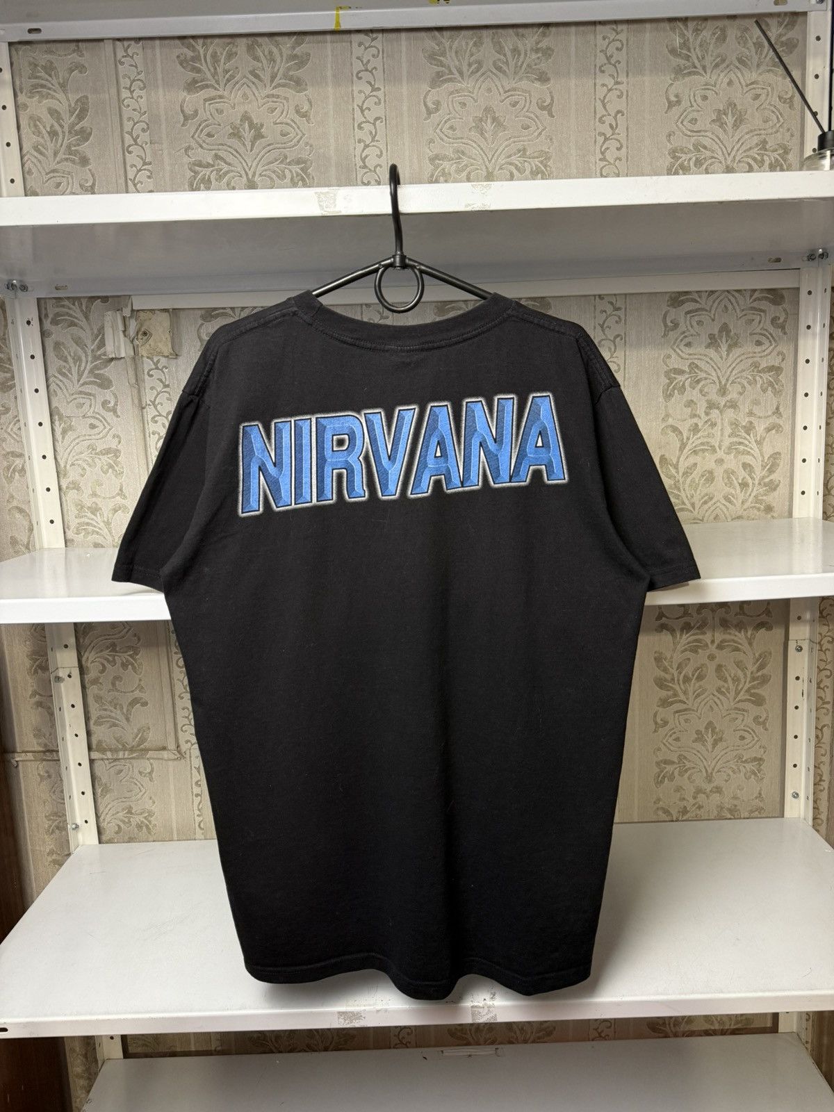 Nirvana Vintage Nirvana Kurt Cobain Black T Shirts Size US L / EU 52-54 / 3 - 3 Thumbnail