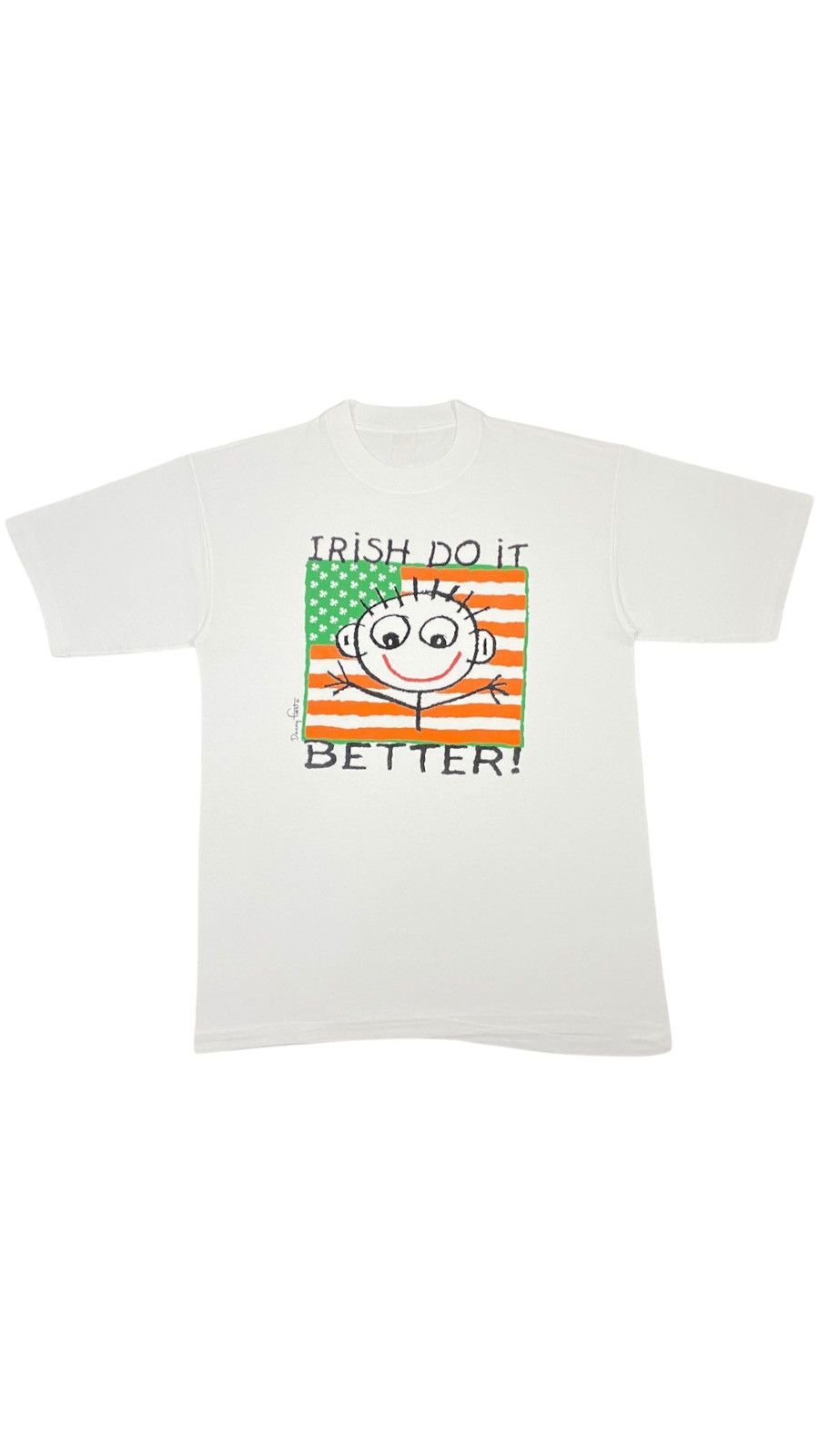 Vintage 🔥LASTDROP🔥 90s Danny First Painter Irish Do It Better RARE Size US M / EU 48-50 / 2 - 1 Thumbnail
