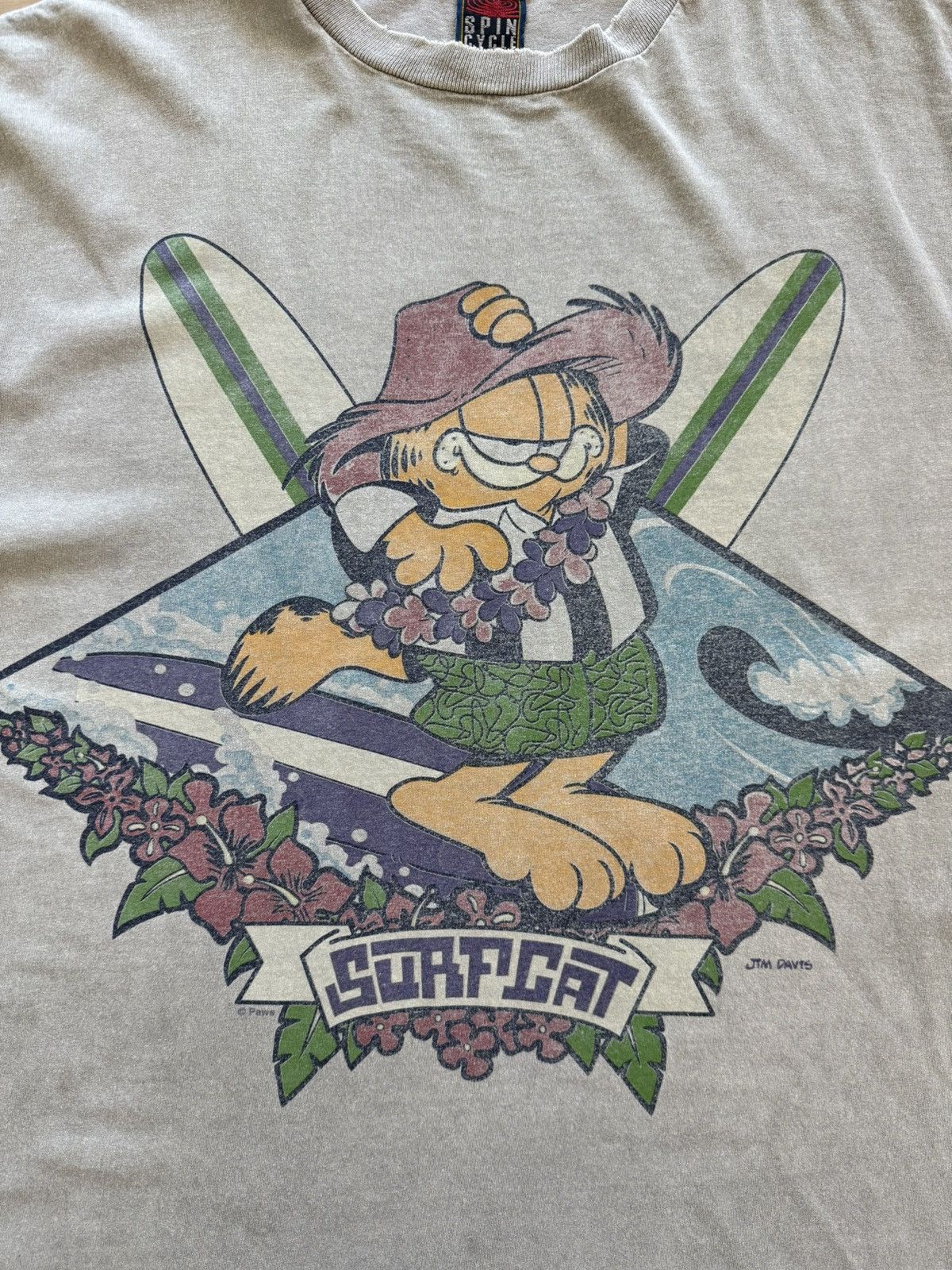 Other Vintage Garfield Surf Cat Cut Off Tank Size US L / EU 52-54 / 3 - 2 Thumbnail