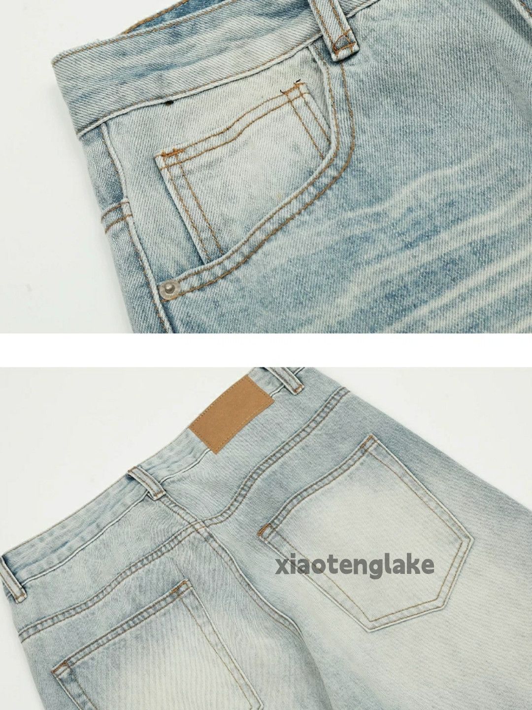 Jean × Vintage washed faded cleanfit yuppie loose baggy jeans Size US 32 / EU 48 - 7 Thumbnail