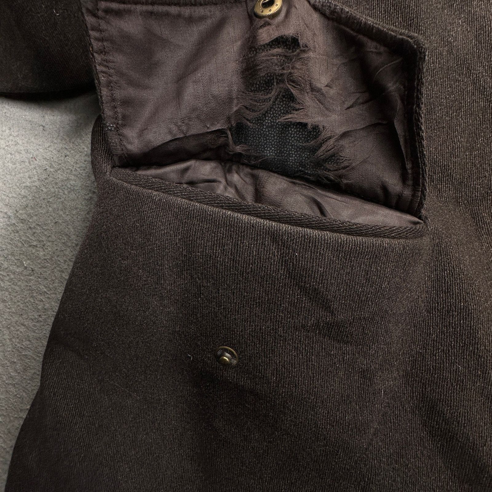 Brooks Brothers Brooks Brothers 346 Wool Coat Mens Large Brown Pockets Car Size US L / EU 52-54 / 3 - 14 Thumbnail