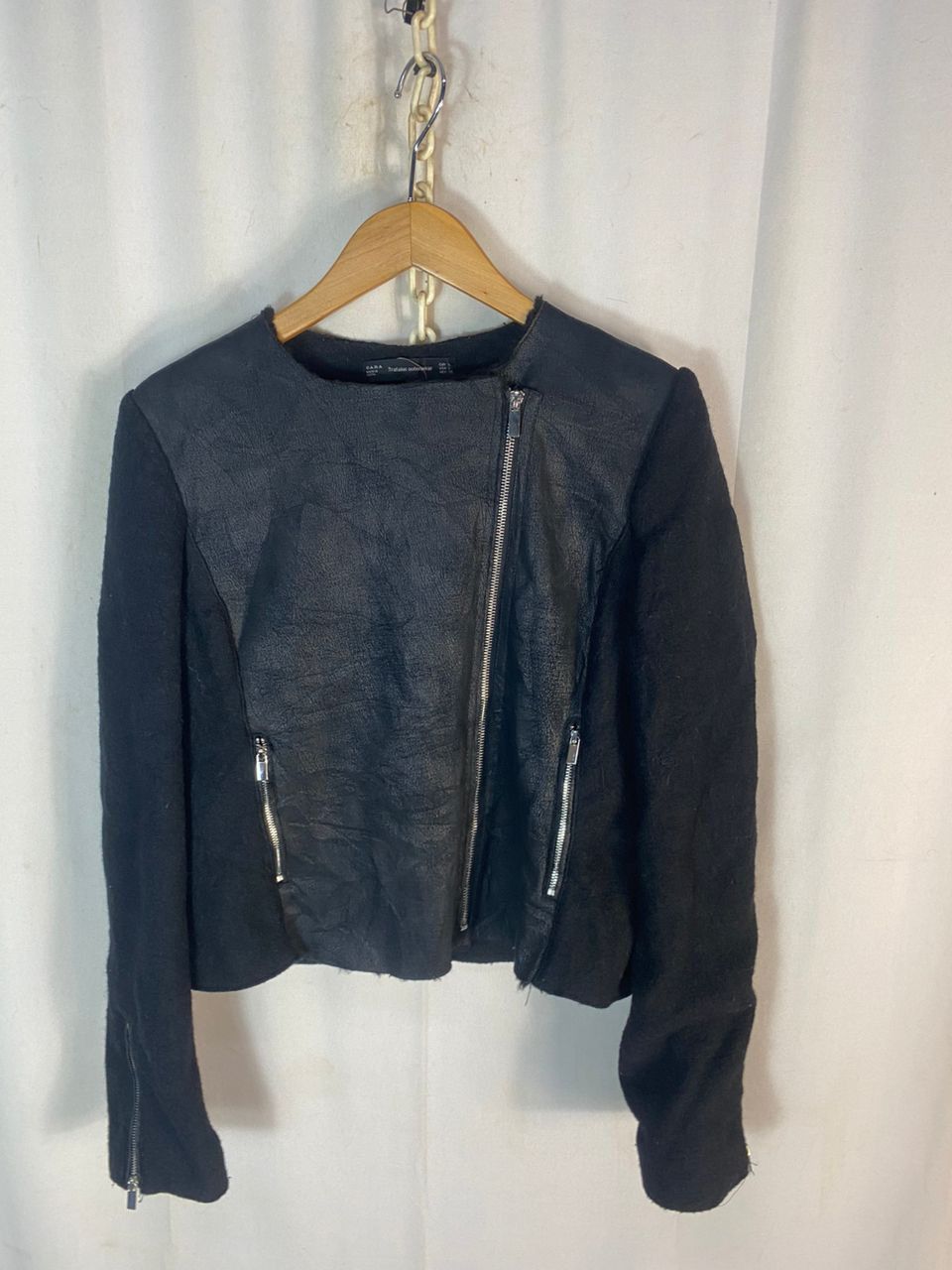 Zara Zara Trafaluc outwear croptop zipper jacket Size M / US 6-8 / IT 42-44 - 12 Thumbnail