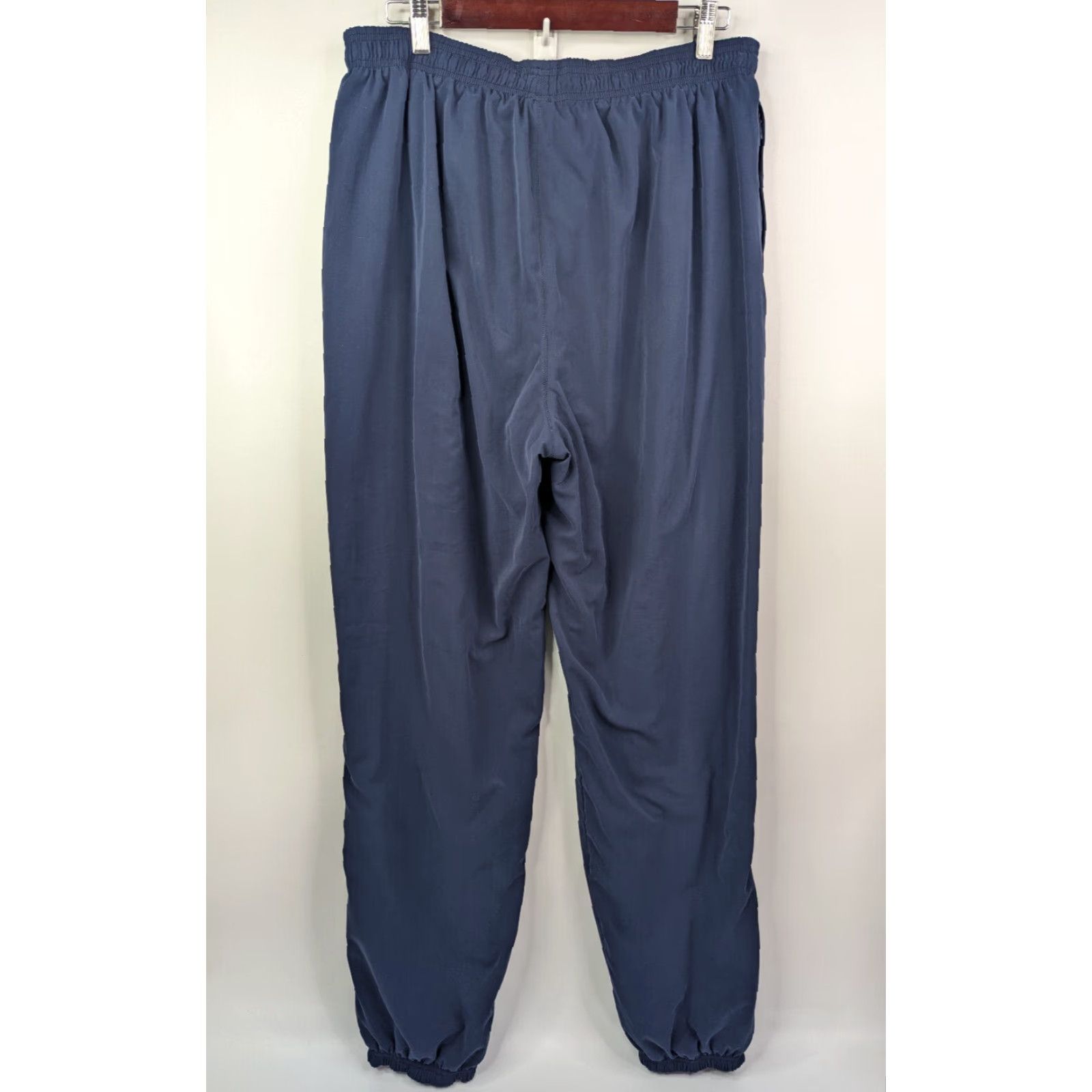 Adidas VINTAGE Adidas Equipment Track Pants Jogger Navy Blue Ankle Zip Size Large Size US 33 - 4 Thumbnail