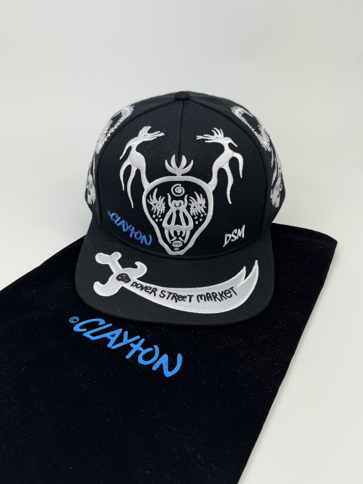 Dover Street Market EMBROIDERY DETAILED CAP Size ONE SIZE - 8 Thumbnail