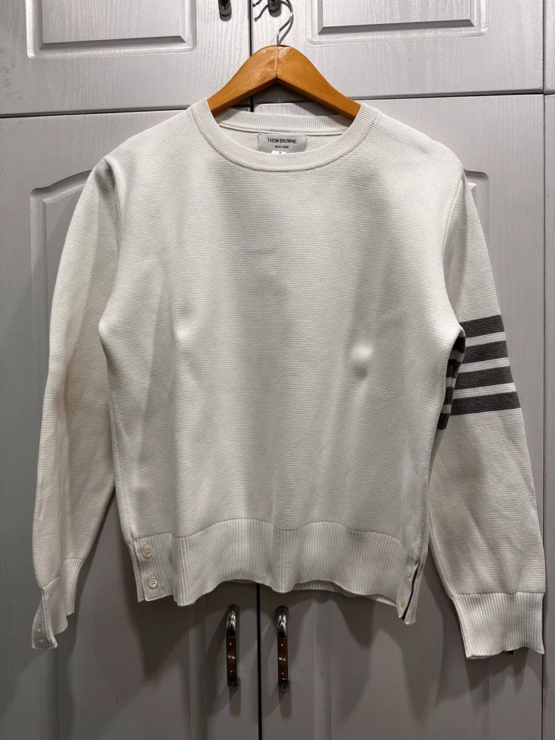 Thom Browne Classic Striped Pullover Sweater by Thom Browne-dmc Size US M / EU 48-50 / 2 - 1 Thumbnail