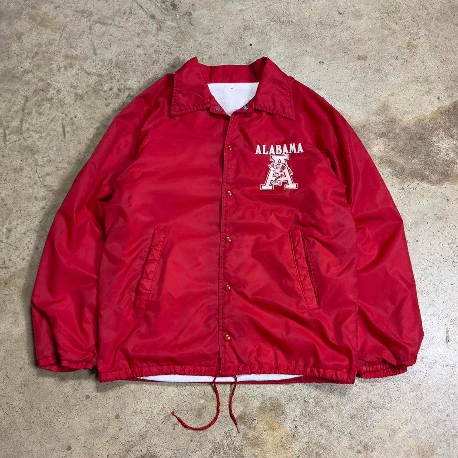 Vintage Vintage University of Alabama 1990's Windbreaker Jacket Size US L / EU 52-54 / 3 - 1 Thumbnail