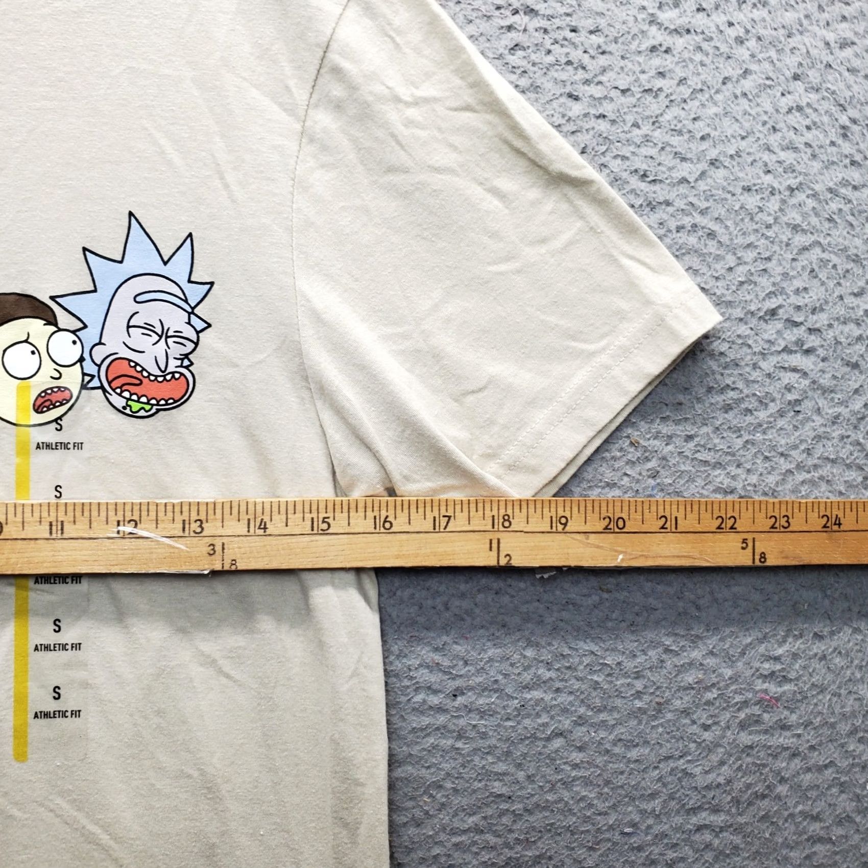 Ripple Junction Ripple Junction Rick and Morty Shirt Unisex S Brown Wubba Lubba Dub Stretch Tee Size US S / EU 44-46 / 1 - 4 Thumbnail