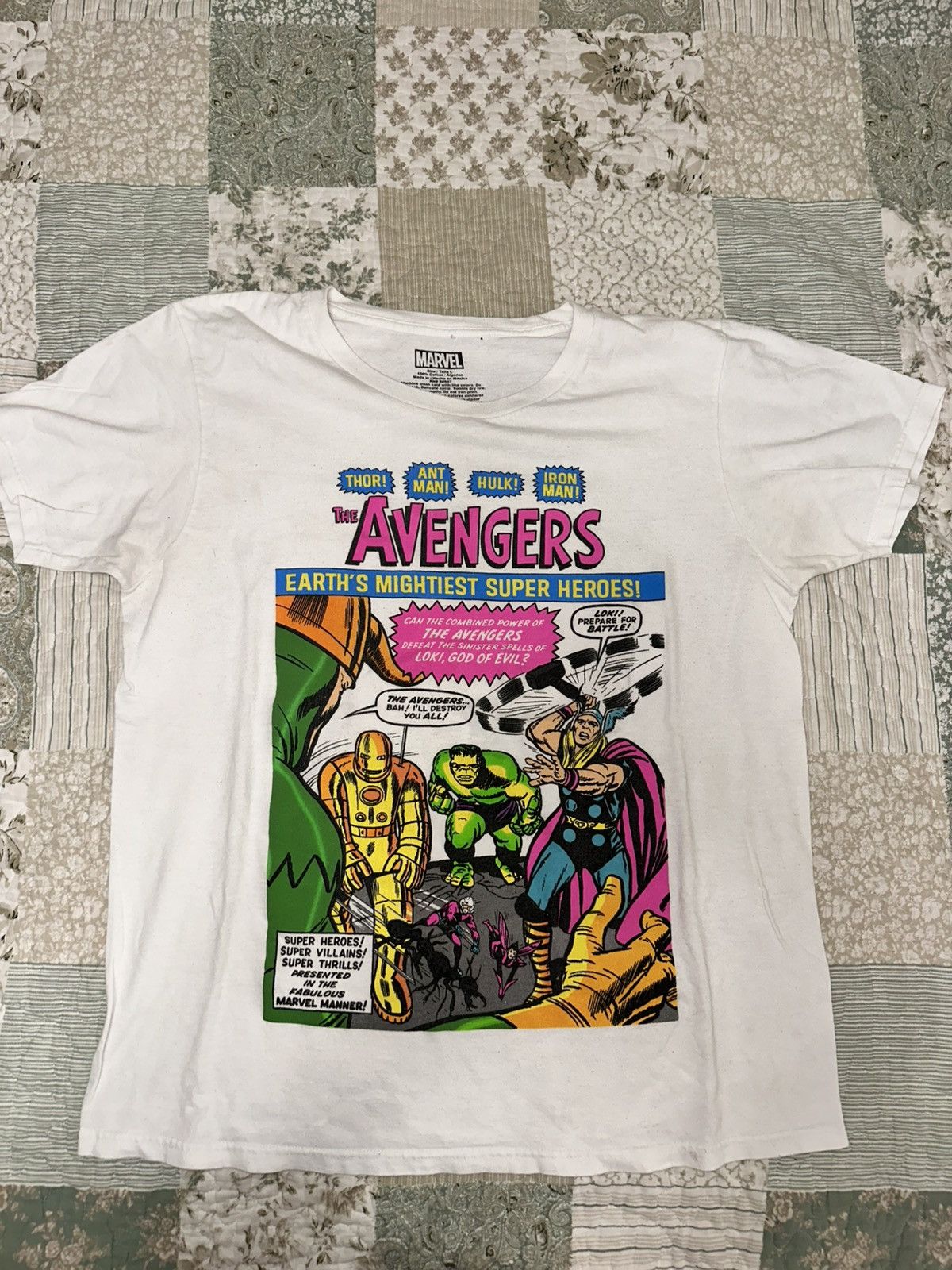 Marvel Comics Marvel white Avengers tee Size US L / EU 52-54 / 3 - 1 Thumbnail